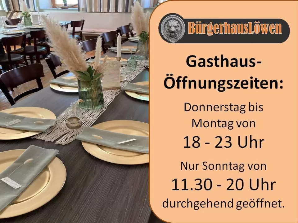Restaurant/places to eat in BürgerhausLöwen