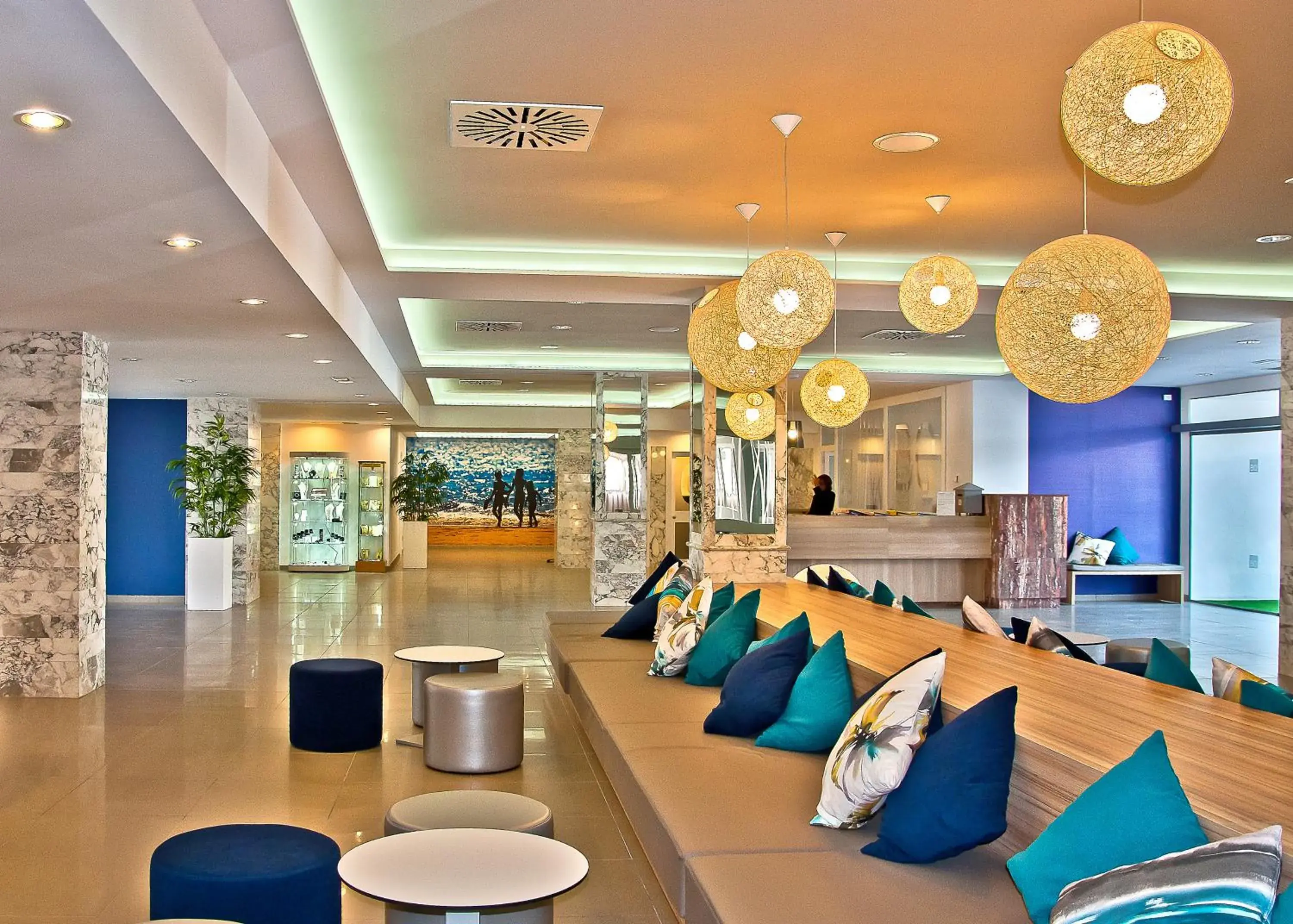 Lobby or reception, Lobby/Reception in BQ Delfín Azul Hotel