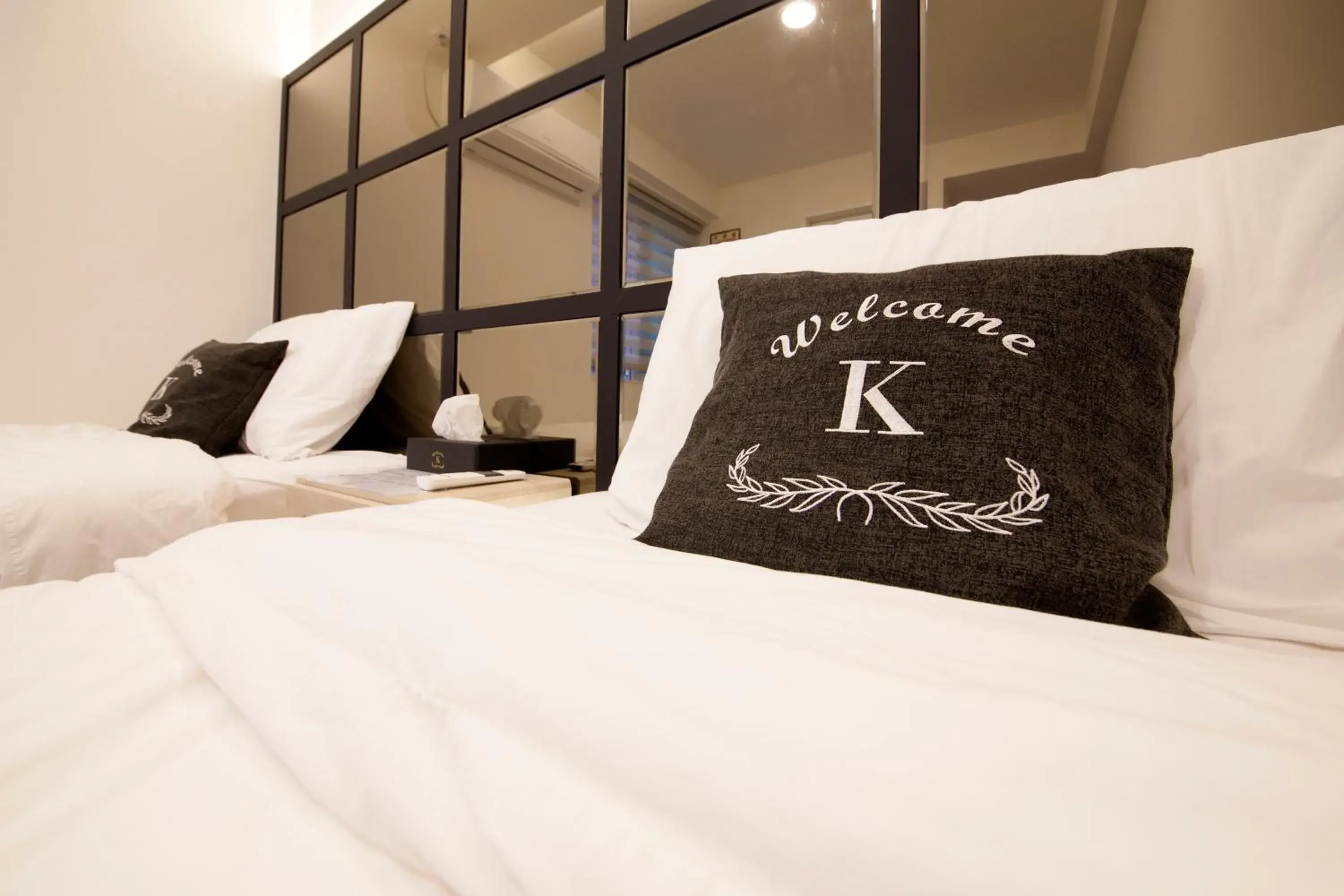 Bed in K Guesthouse Seomyeon