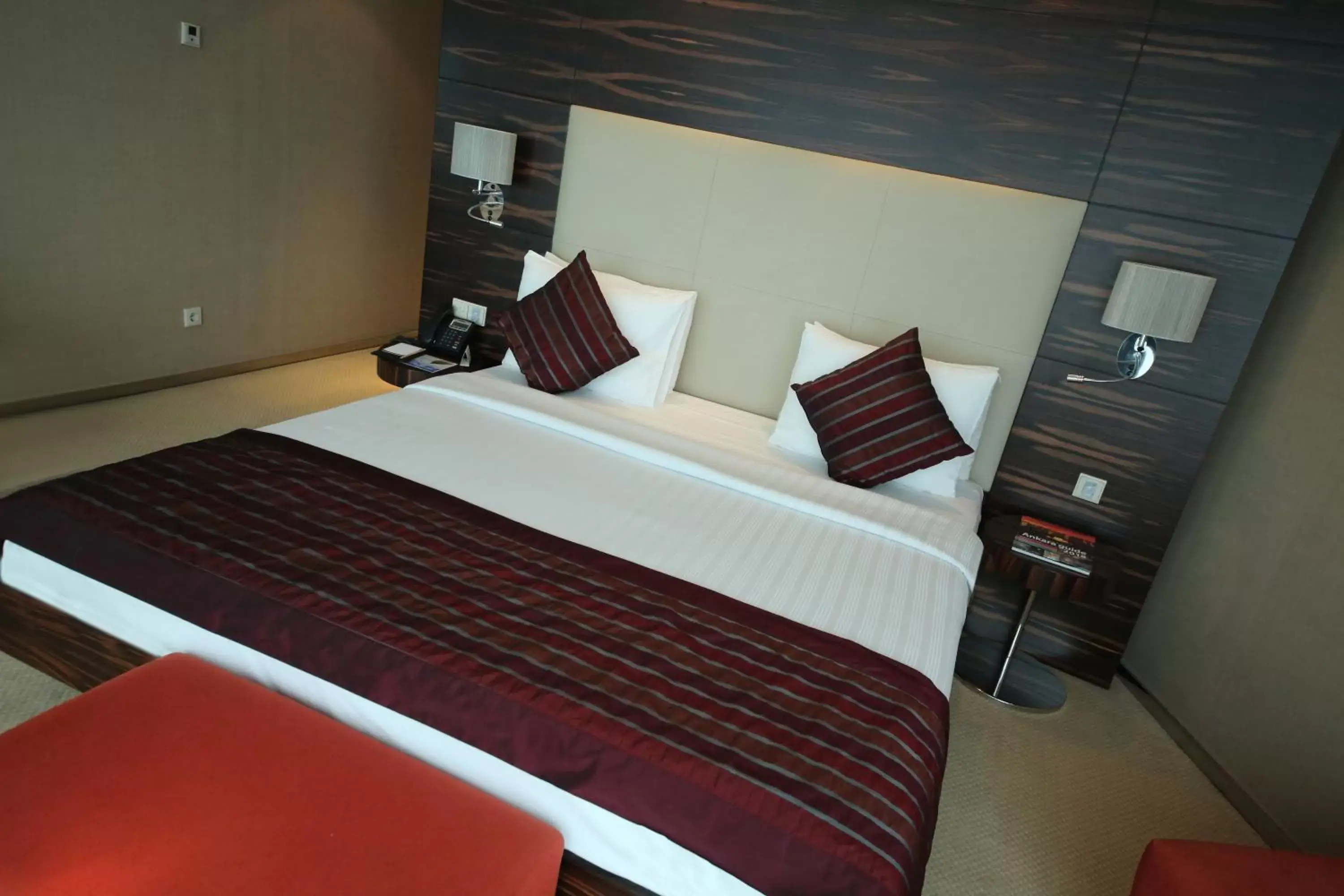 Bed in Grand Ankara Hotel Convention Center