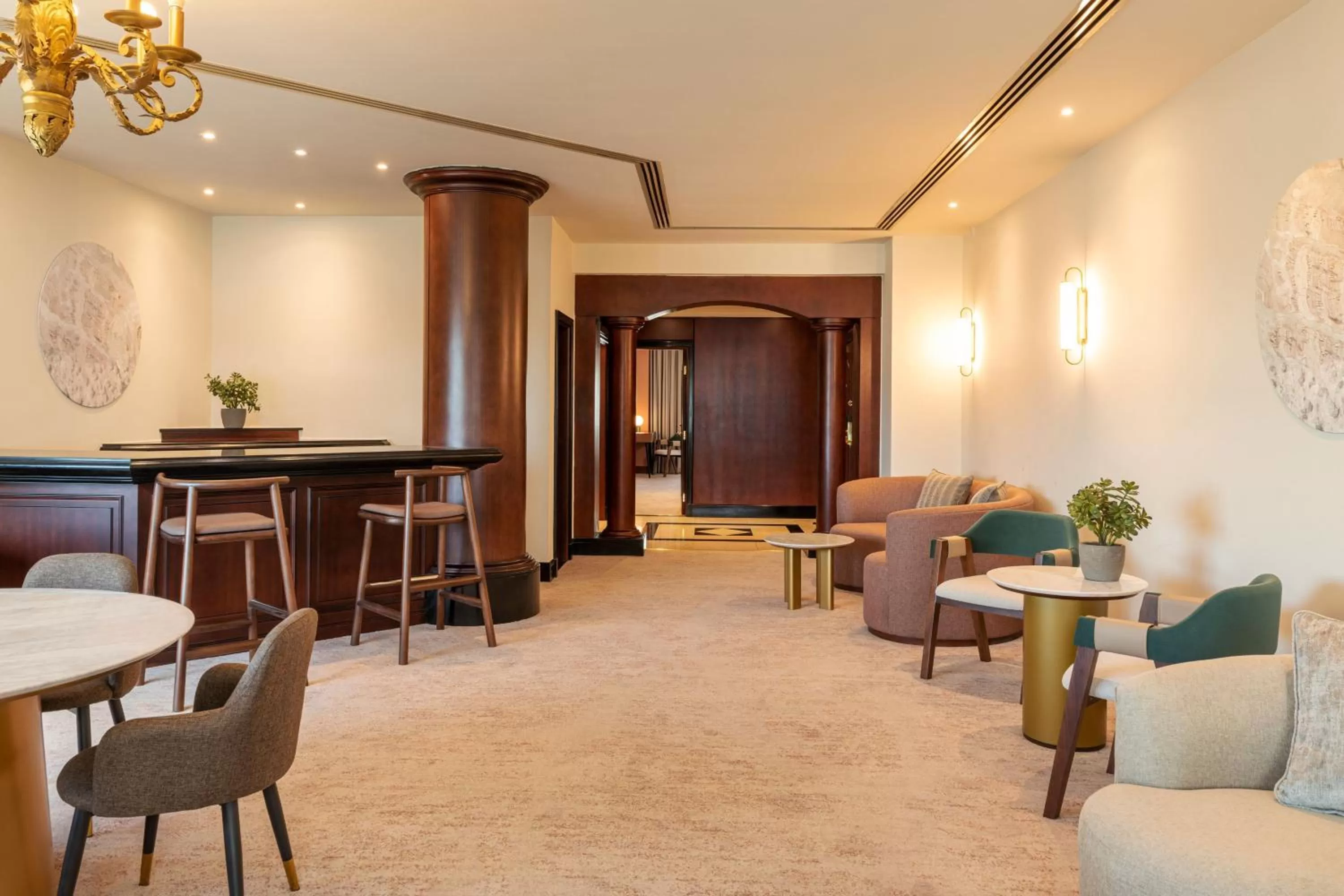 Living room in Le Meridien Fairway