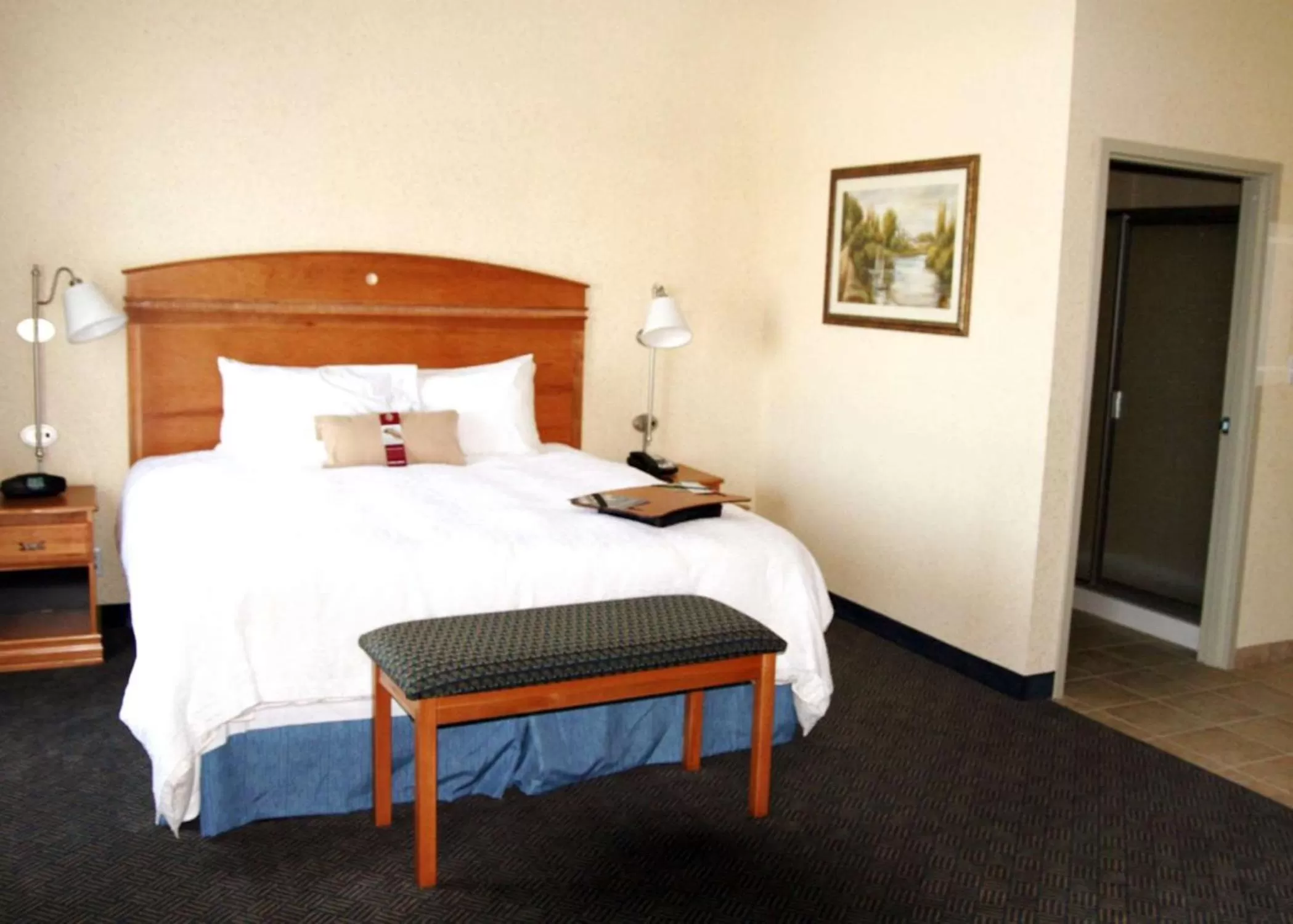 Bed in Hampton Inn Dallas-Rockwall