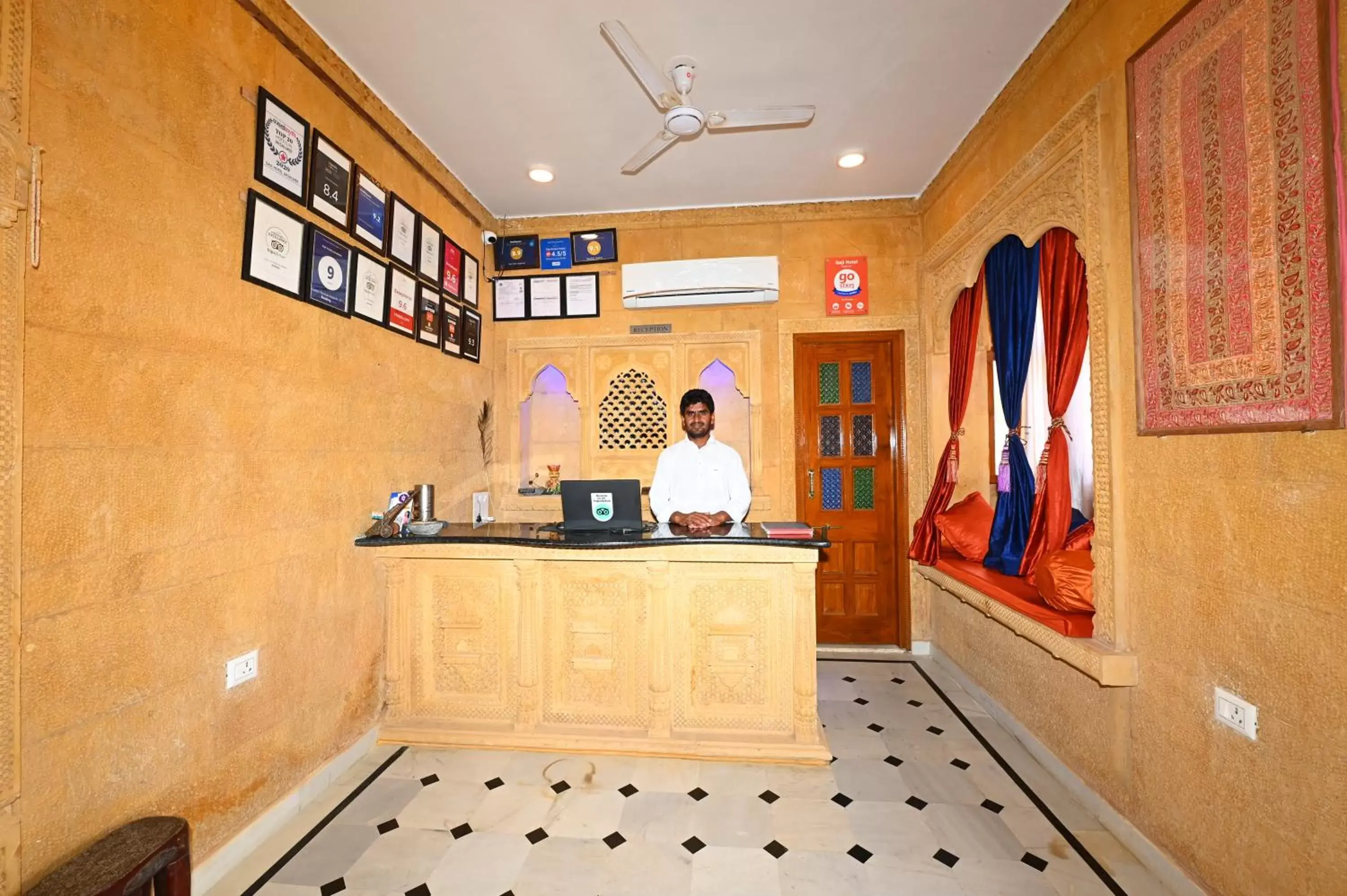 Lobby or reception, Lobby/Reception in Gaji Hotel Jaisalmer