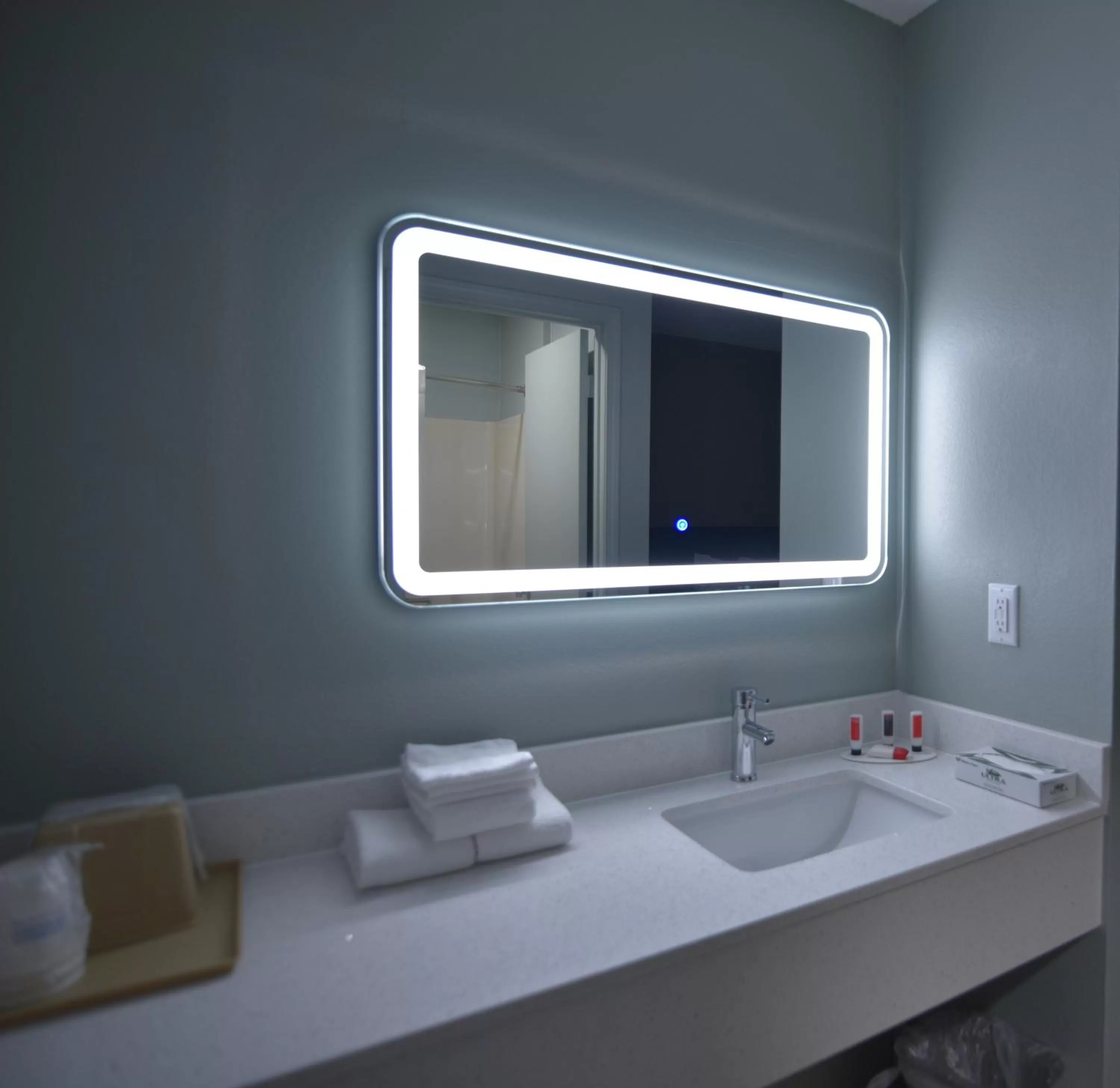 Bathroom in Baymont by Wyndham Pine Grove I-81