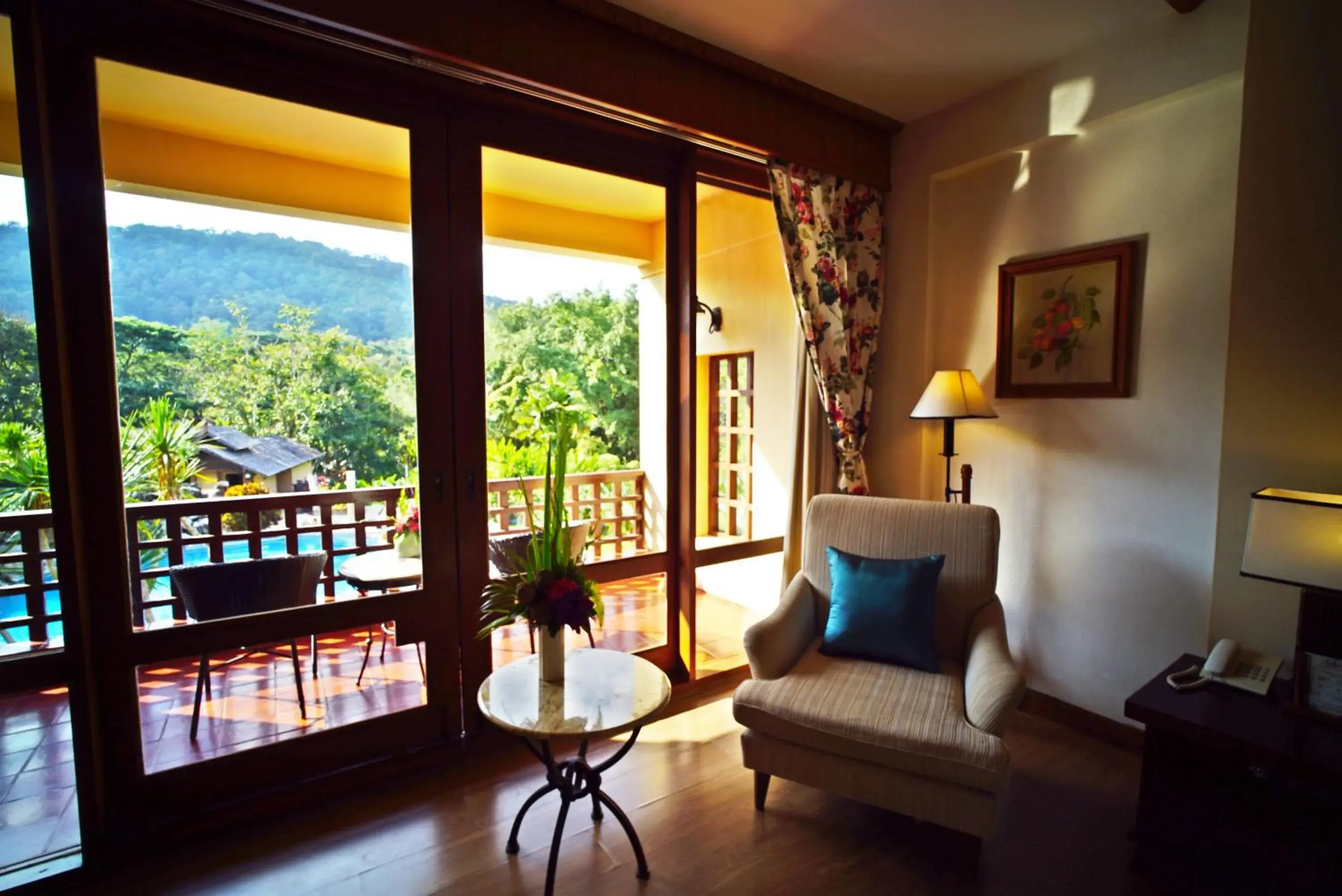 Natural landscape, Seating Area in Belle Villa Resort, Chiang Mai