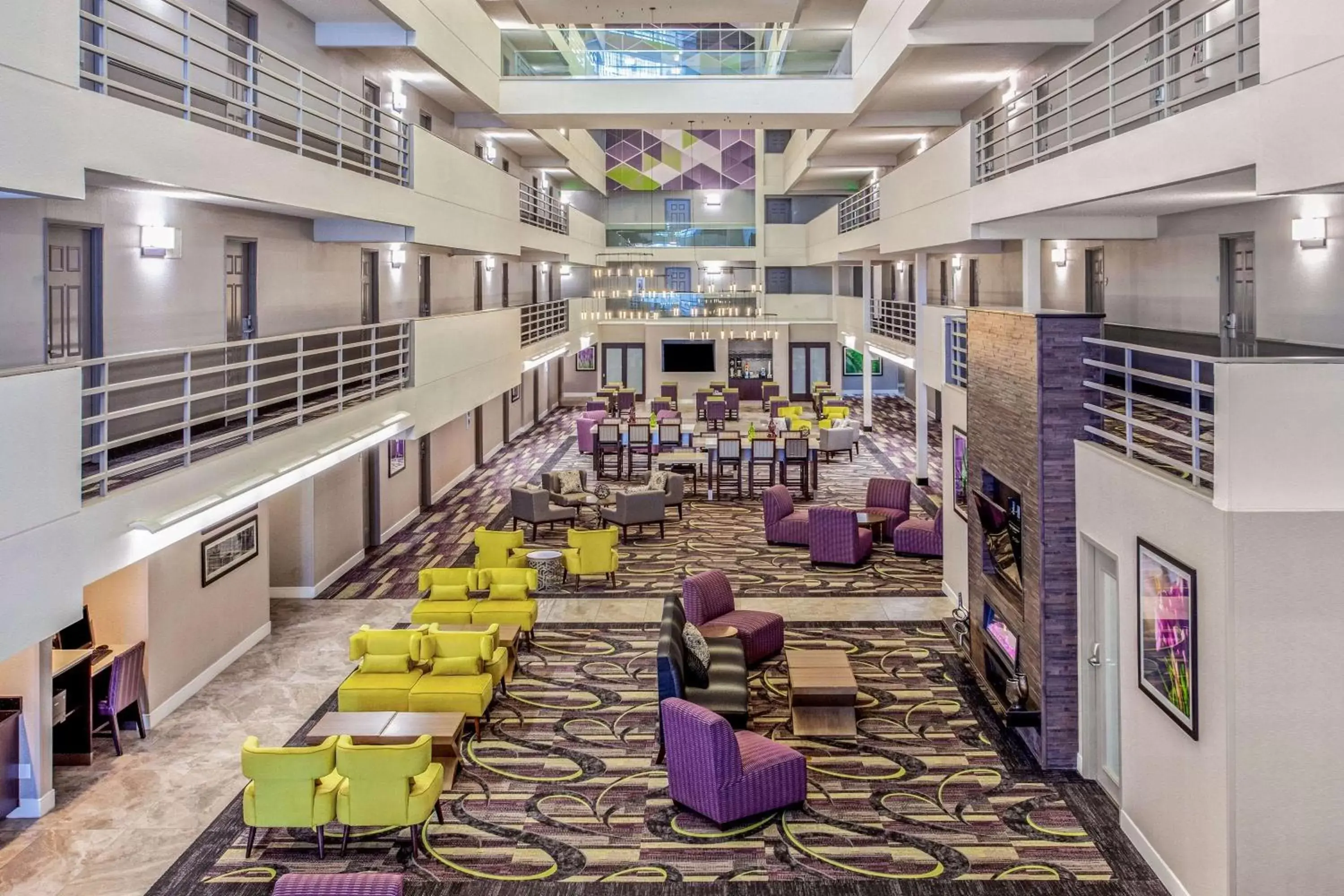 Lobby or reception in La Quinta by Wyndham Lubbock West Medical Center