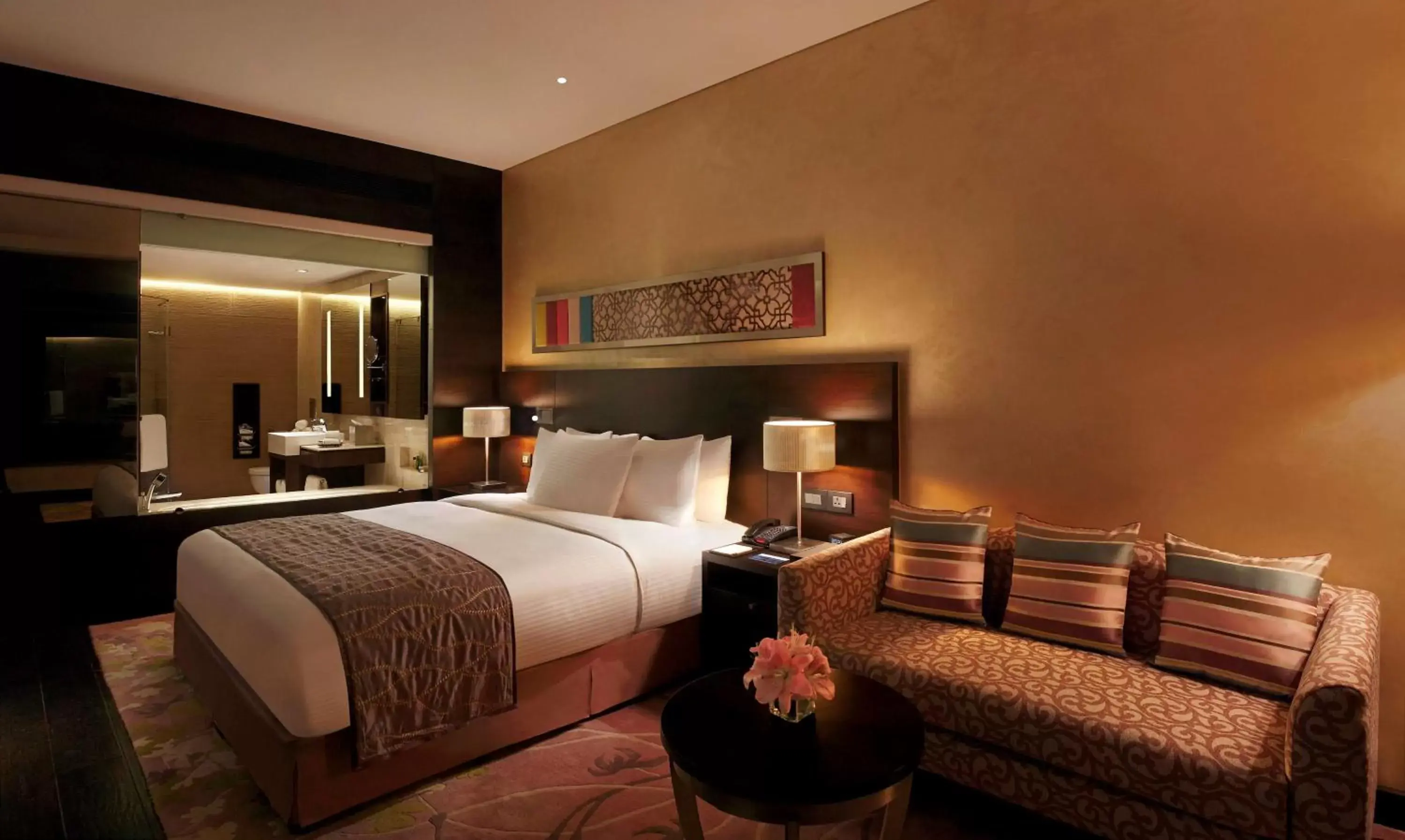 Bed in Hilton Jaipur