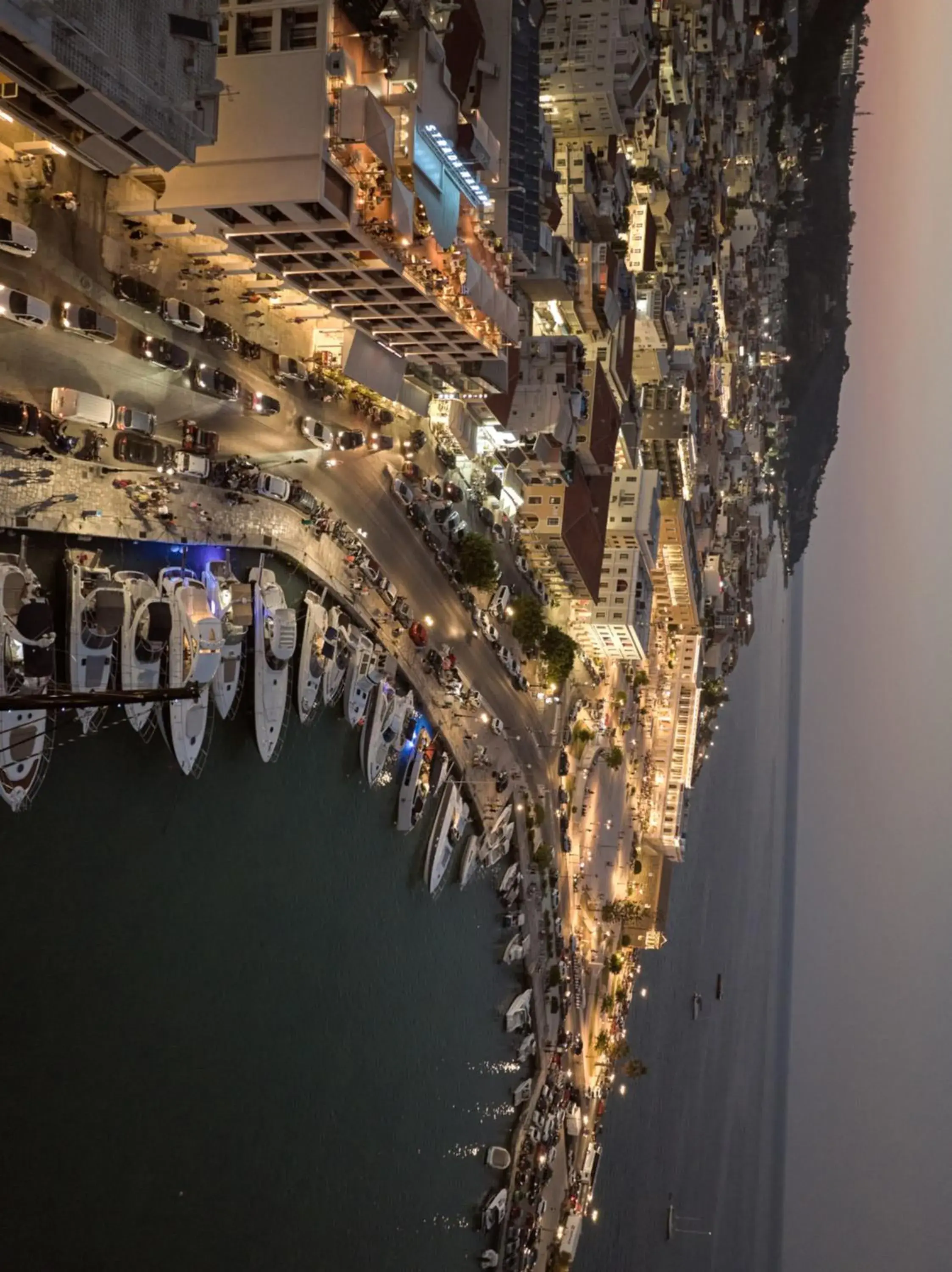 Night, Bird's-eye View in Strada Marina Hotel