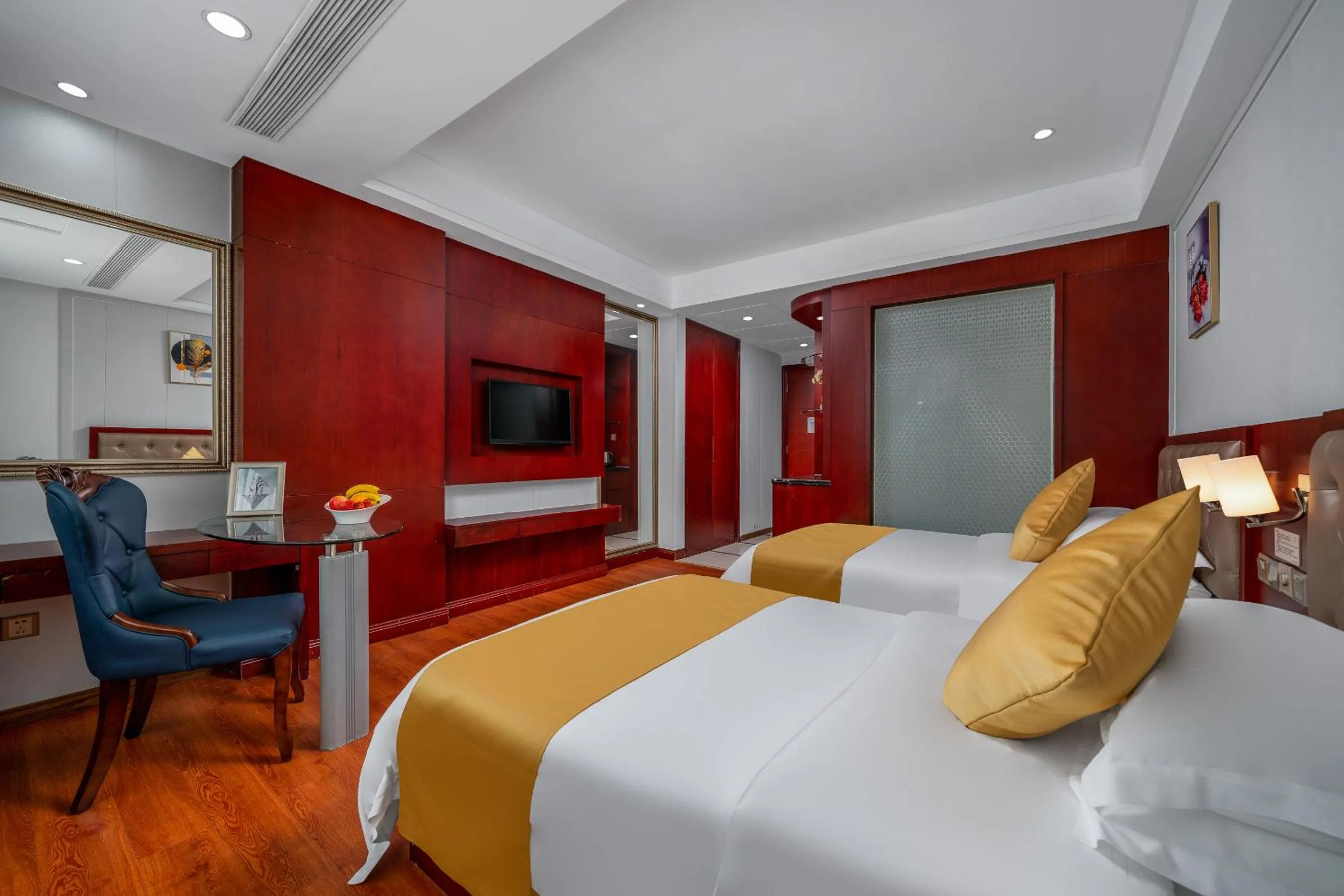 Bed in Guangzhou Shi Liu Hotel