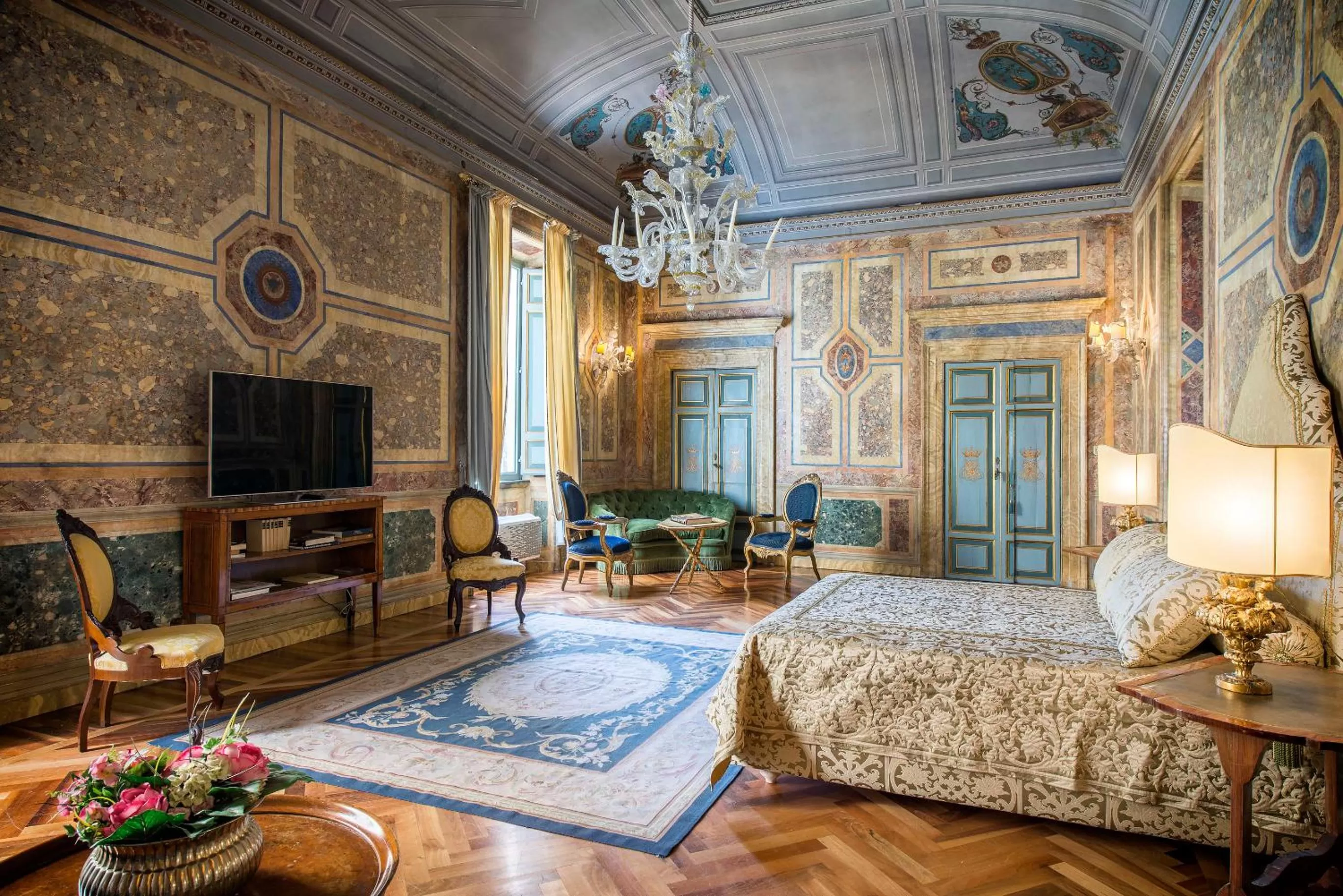 Photo of the whole room, Bed in Residenza Ruspoli Bonaparte