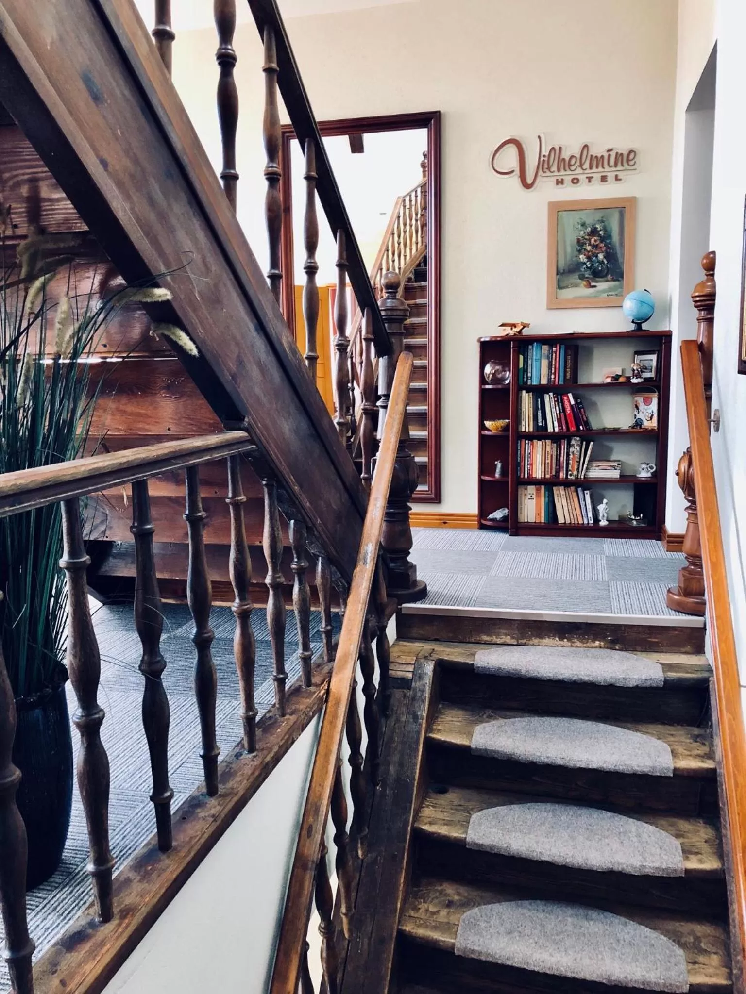 Library in Hotel Vilhelmine