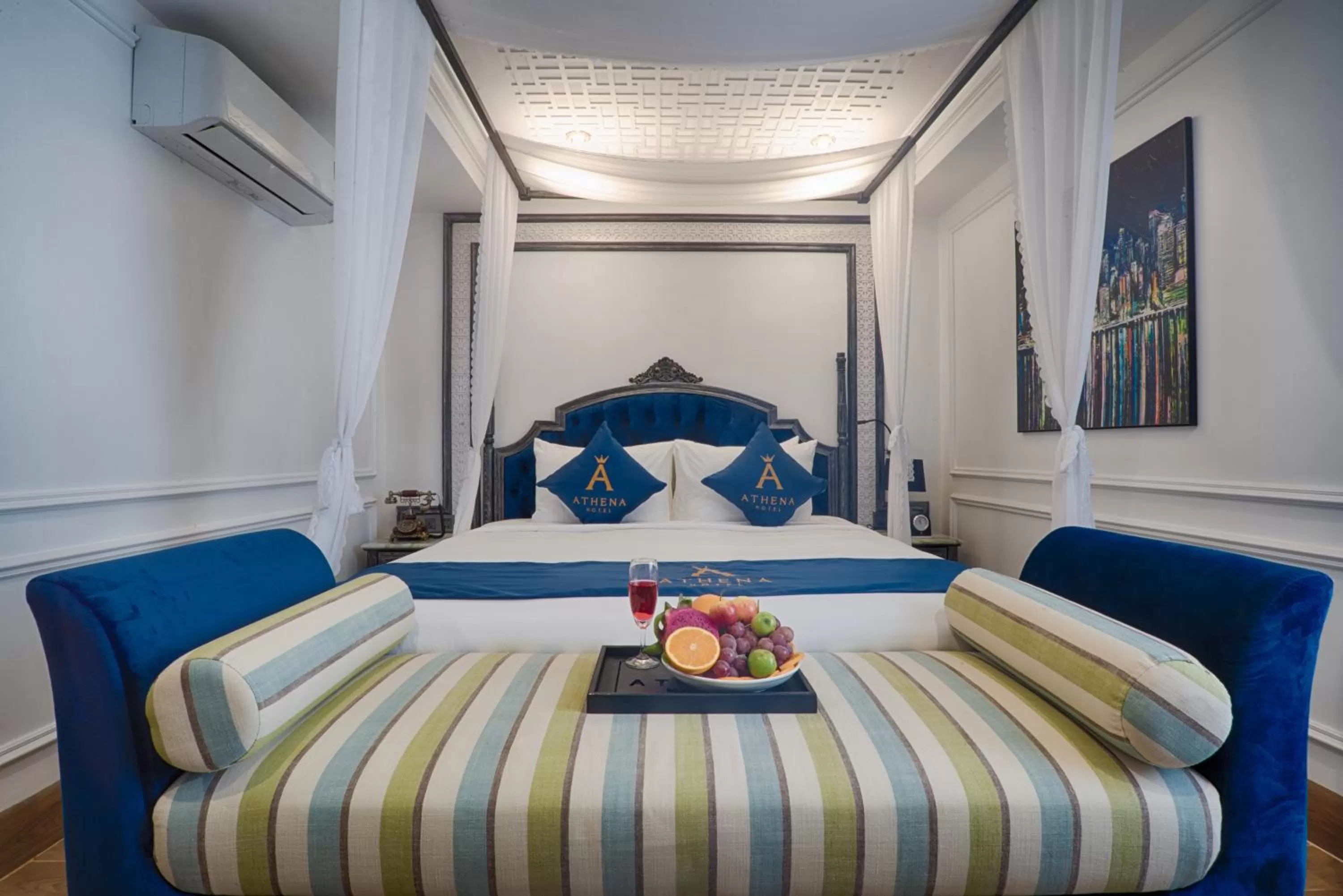 Bed in Athena Hotel Quy Nhơn