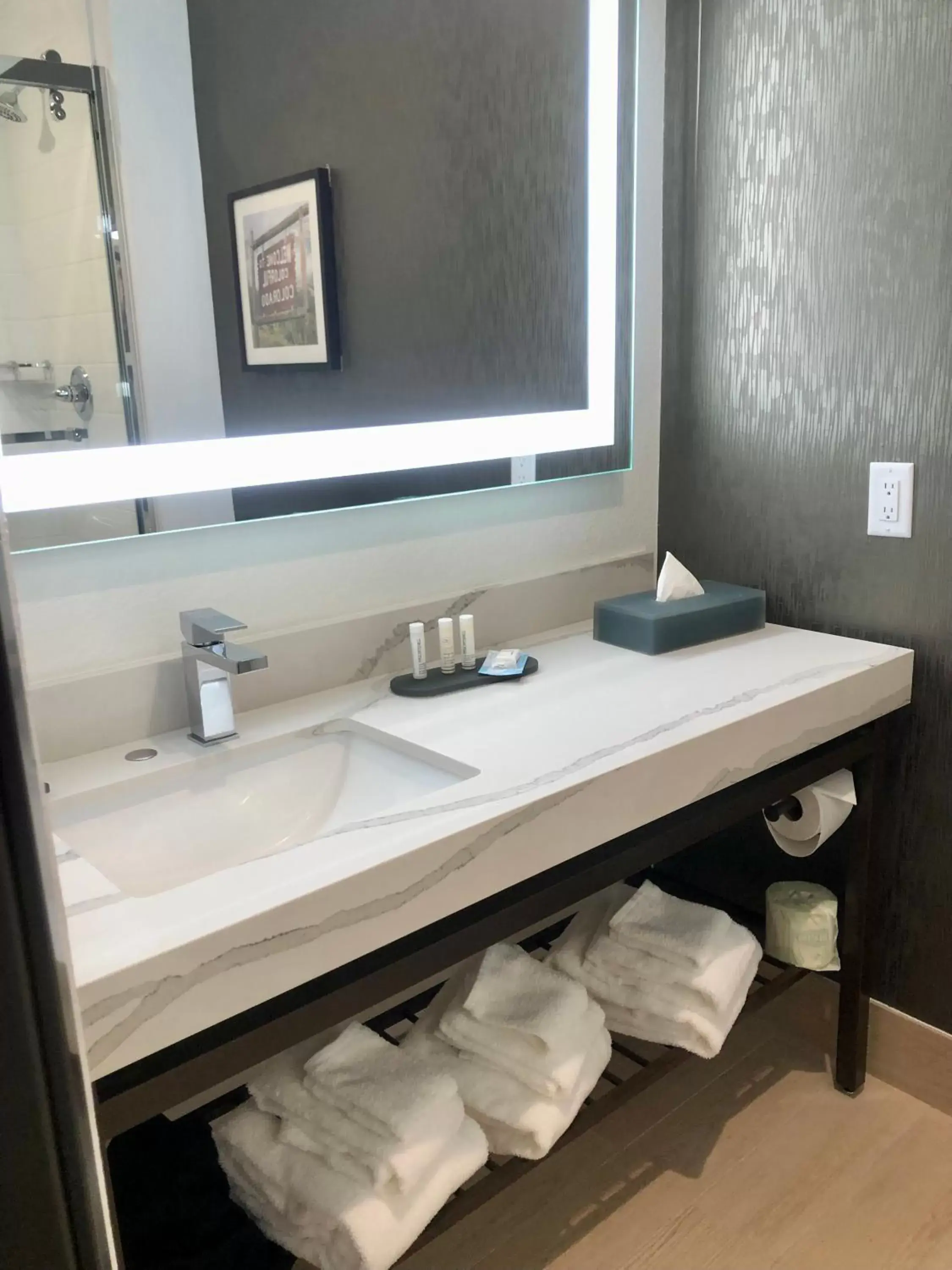 Bathroom in La Quinta Inn & Suites by Wyndham Denver Parker