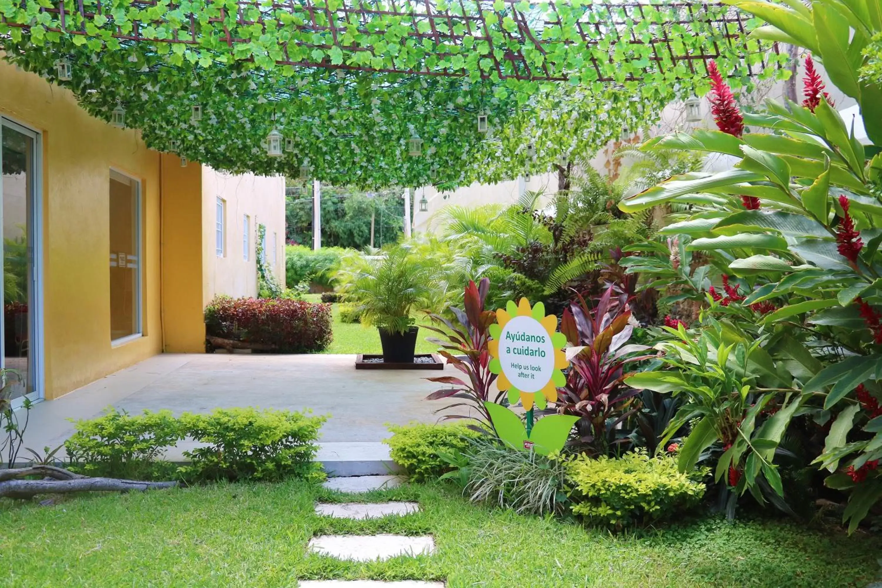 Garden in Hotel Zar Merida