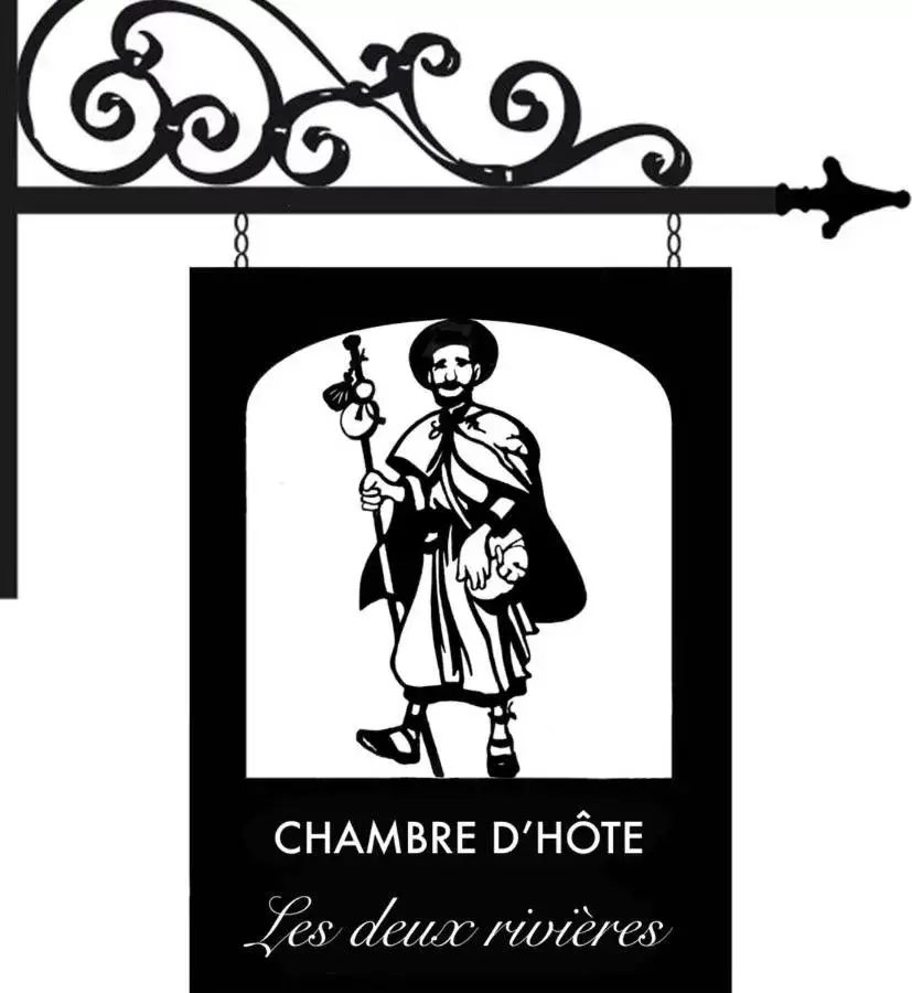 Property building, Property Logo/Sign in LES DEUX RIVIERES - Chambres & Table d'Hôtes -