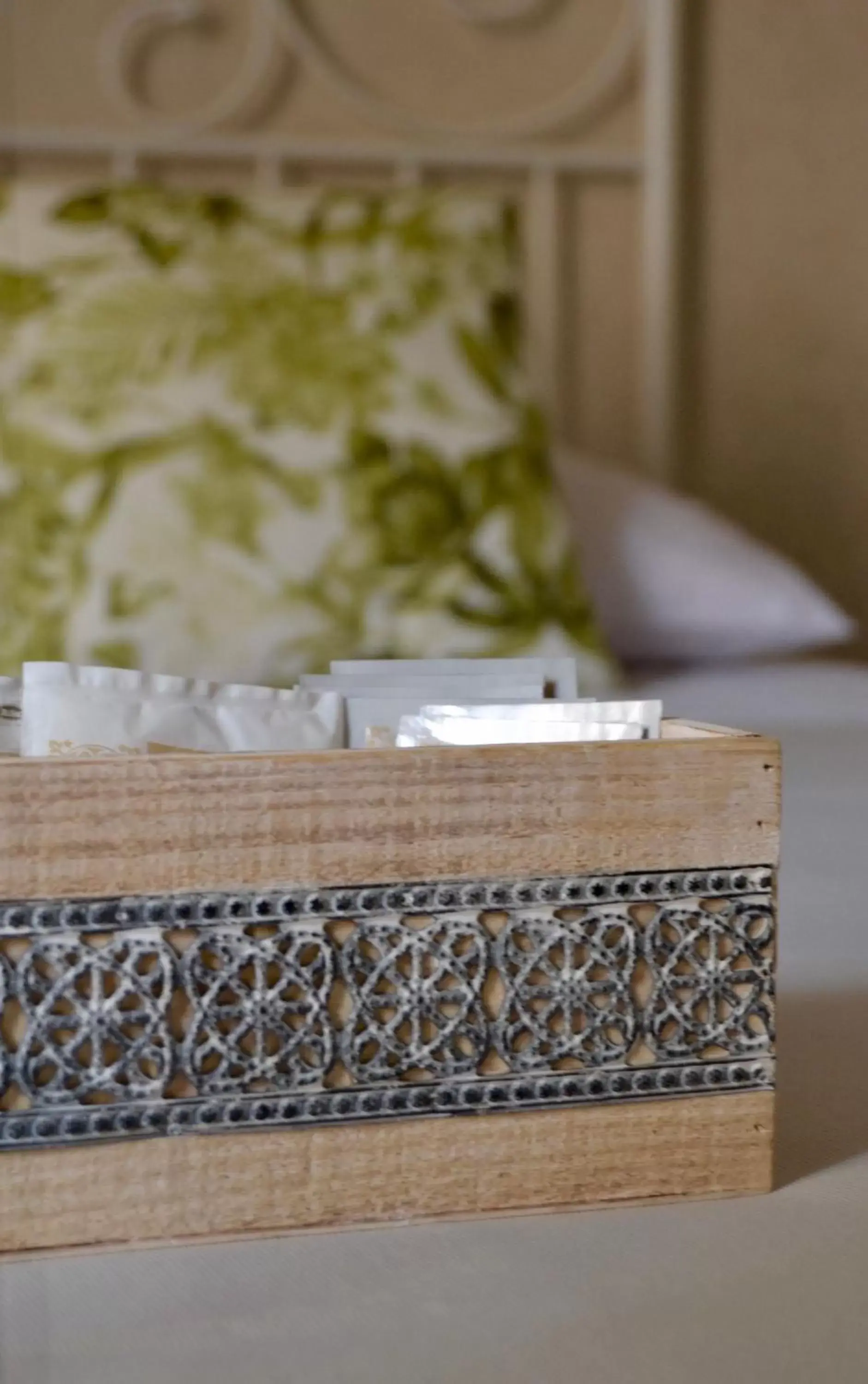 Decorative detail, Bed in Casa Jolanda B&B