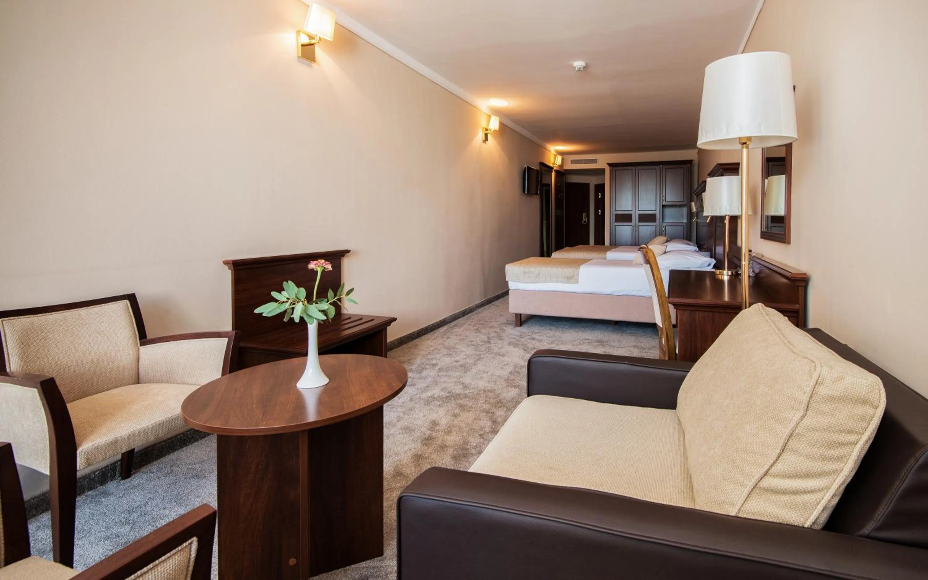 Bed in Grand Hotel Neum Wellness & Spa