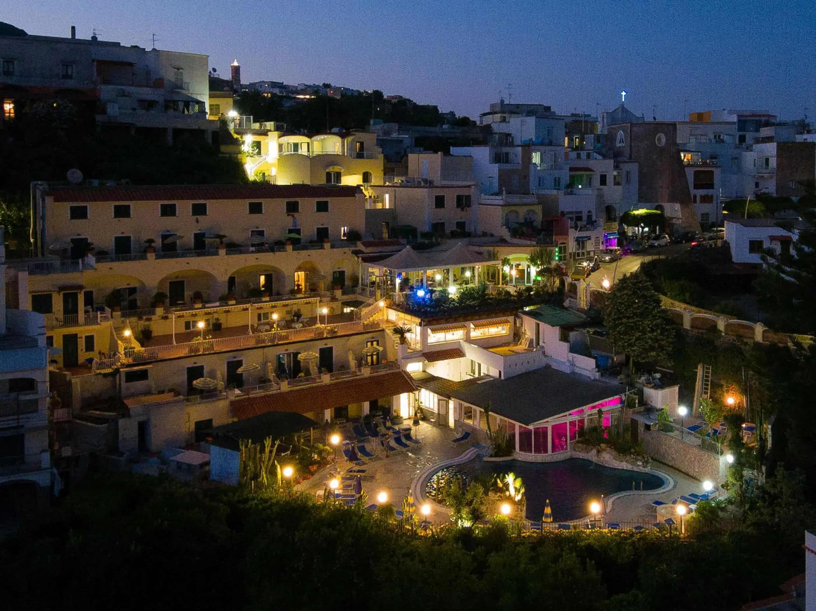 Bird's eye view, Bird's-eye View in Hotel Terme Saint Raphael