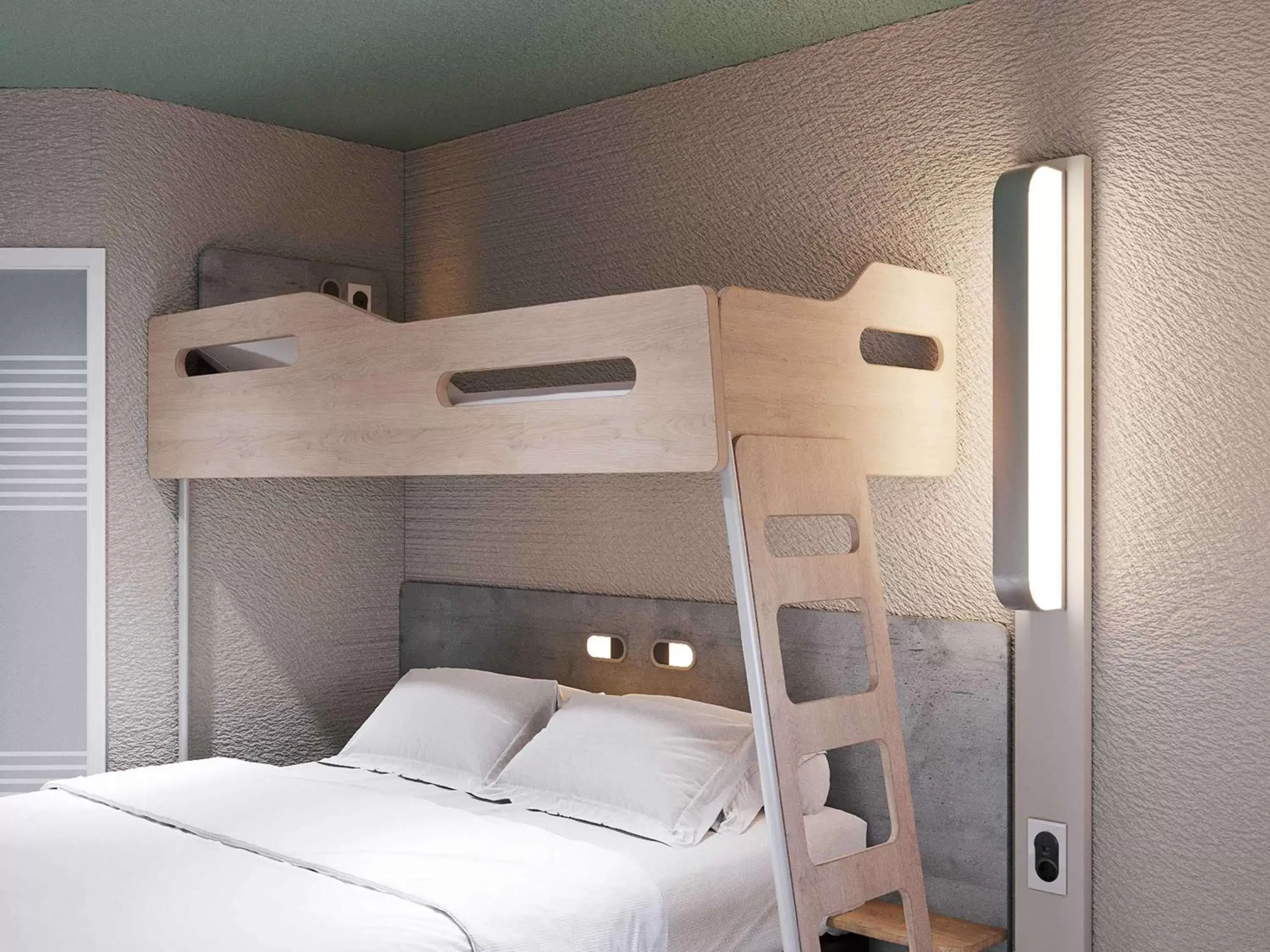 Bedroom, Bunk Bed in ibis budget Poitiers Nord Futuroscope