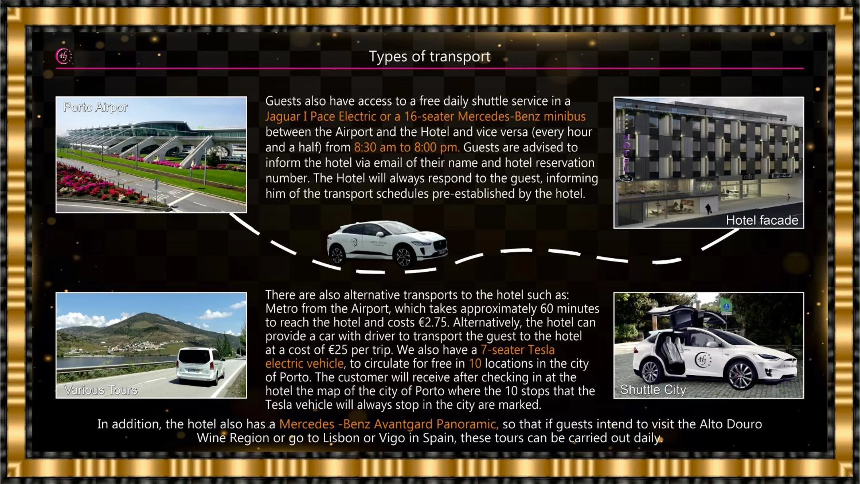 Hotel Jaguar Oporto - is Near the Metro has Free Parking and a Free Shuttle Service between the Airport and the Hotel from 7AM to 8PM