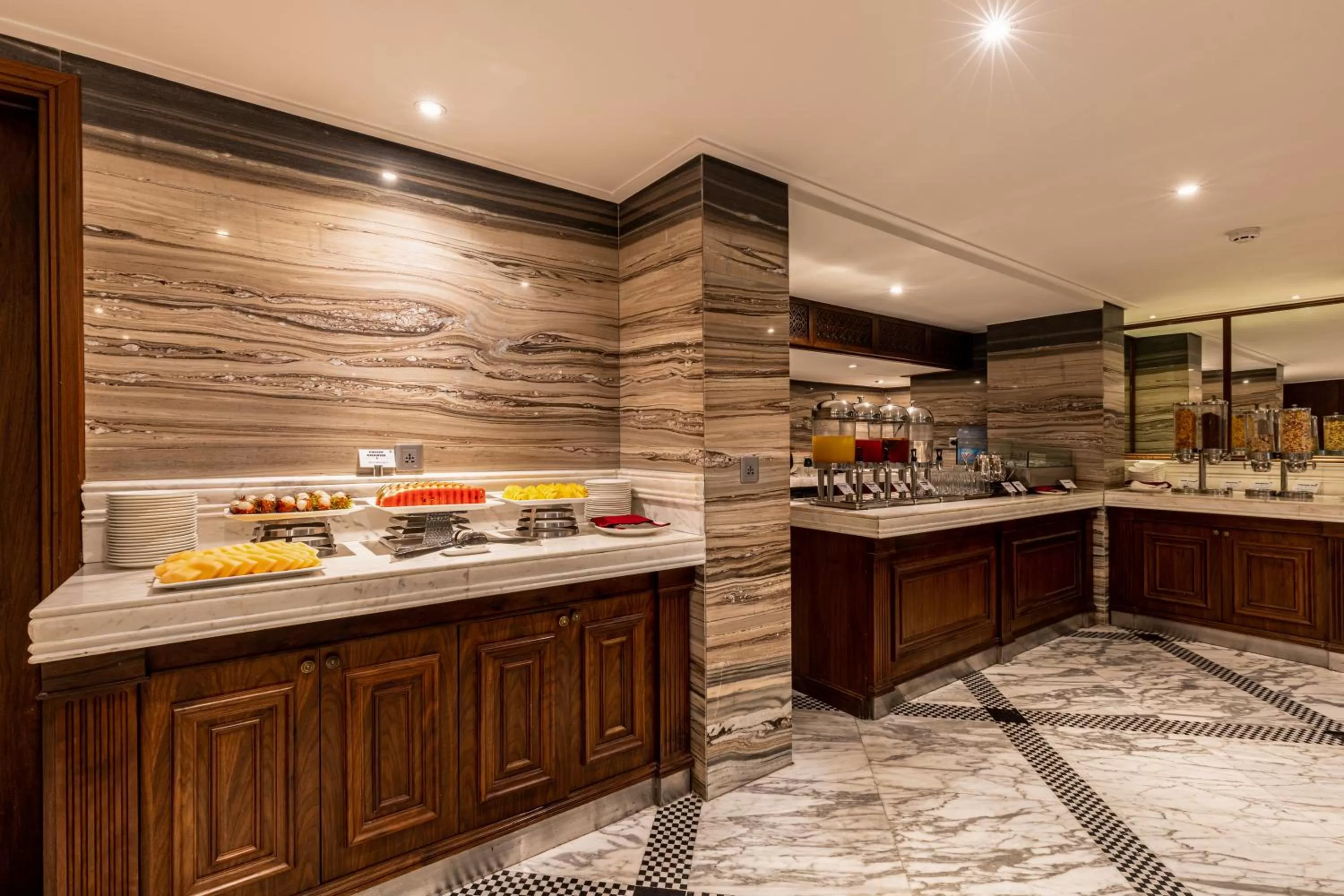 Buffet breakfast in The Lapis Hotel