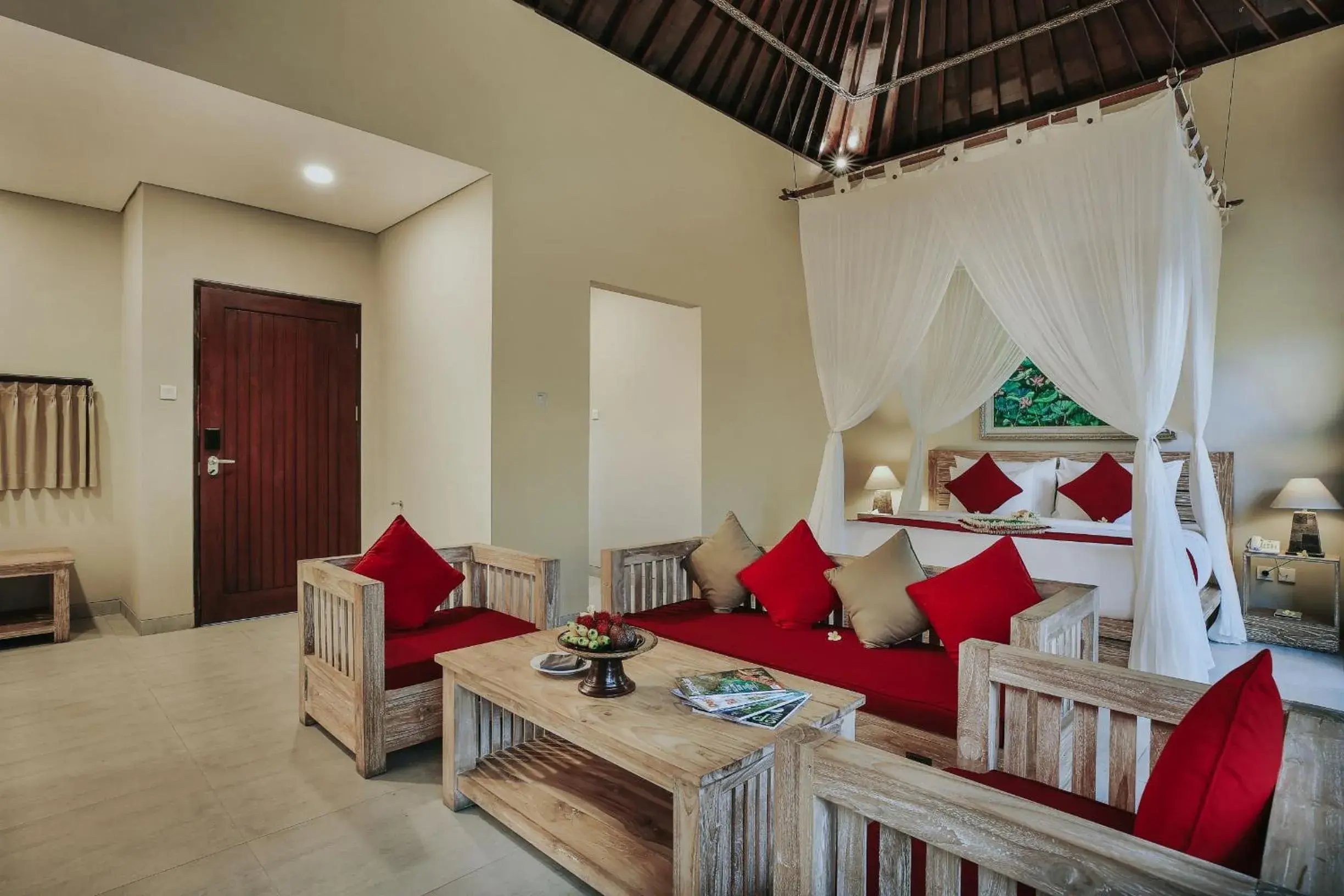 Bed, Seating Area in Kawi Resort A Pramana Experience