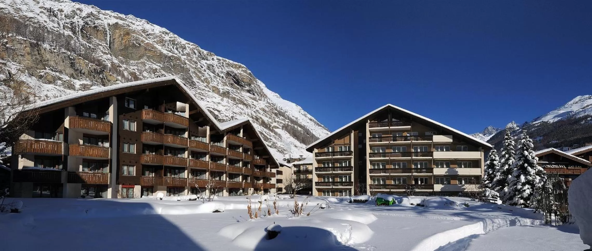 Property building in Schweizerhof Zermatt - a Small Luxury Hotel