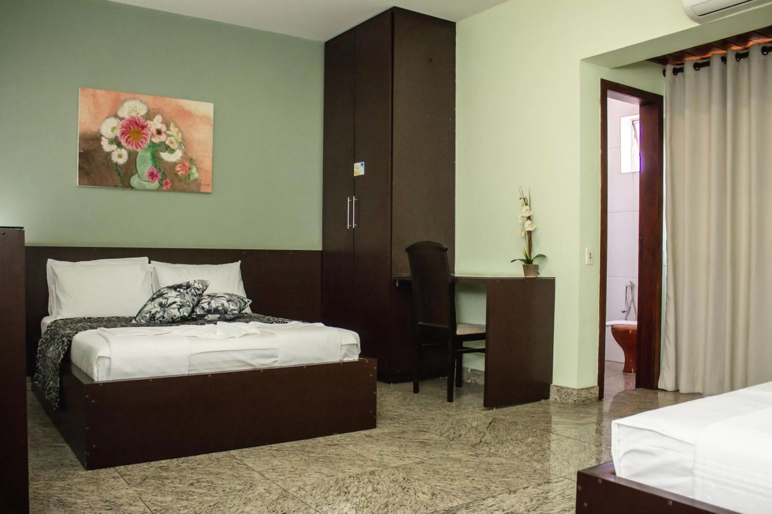 Bed in Riviera Palace Hotel