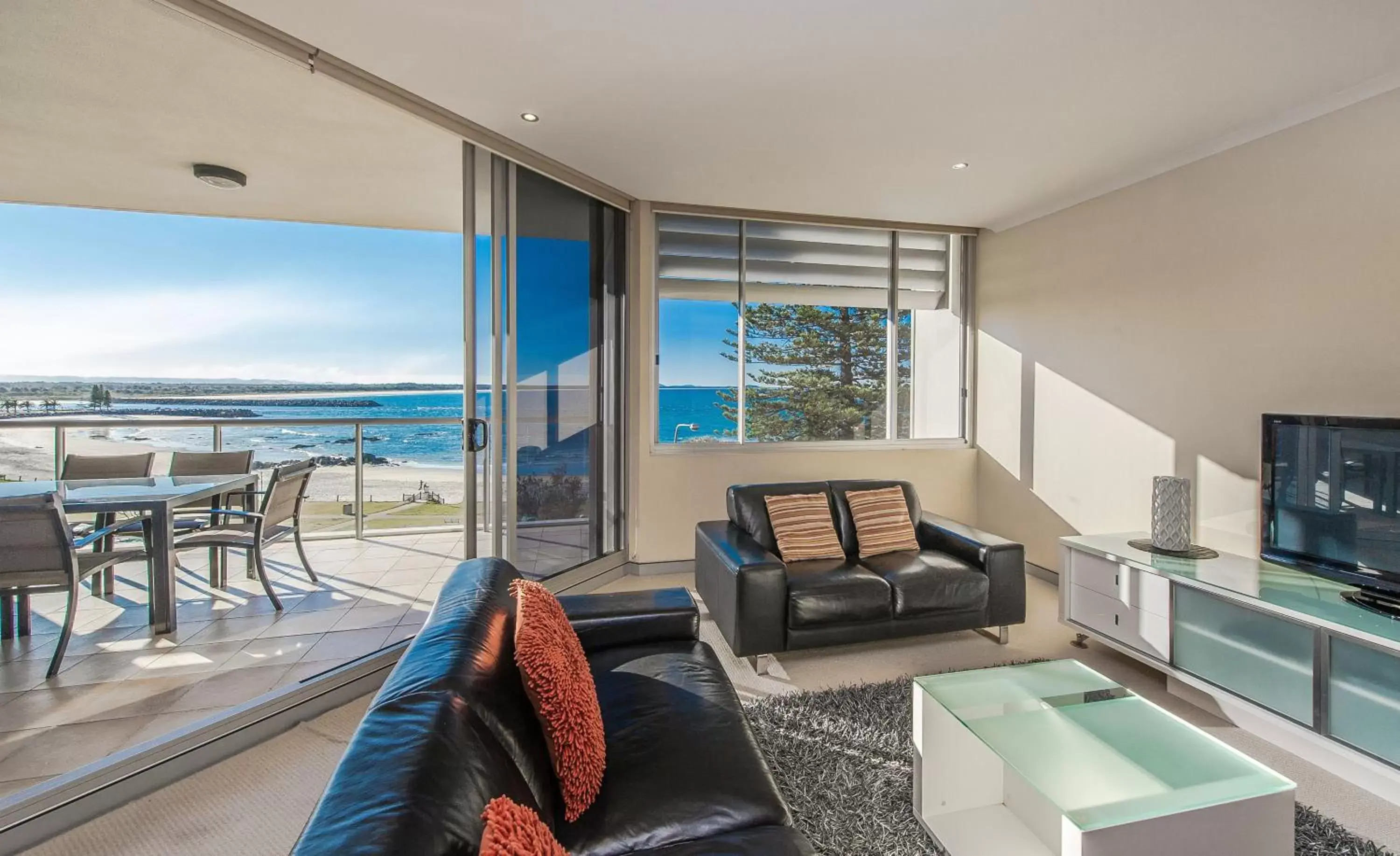 Living room, Seating Area in Sandcastle Apartments