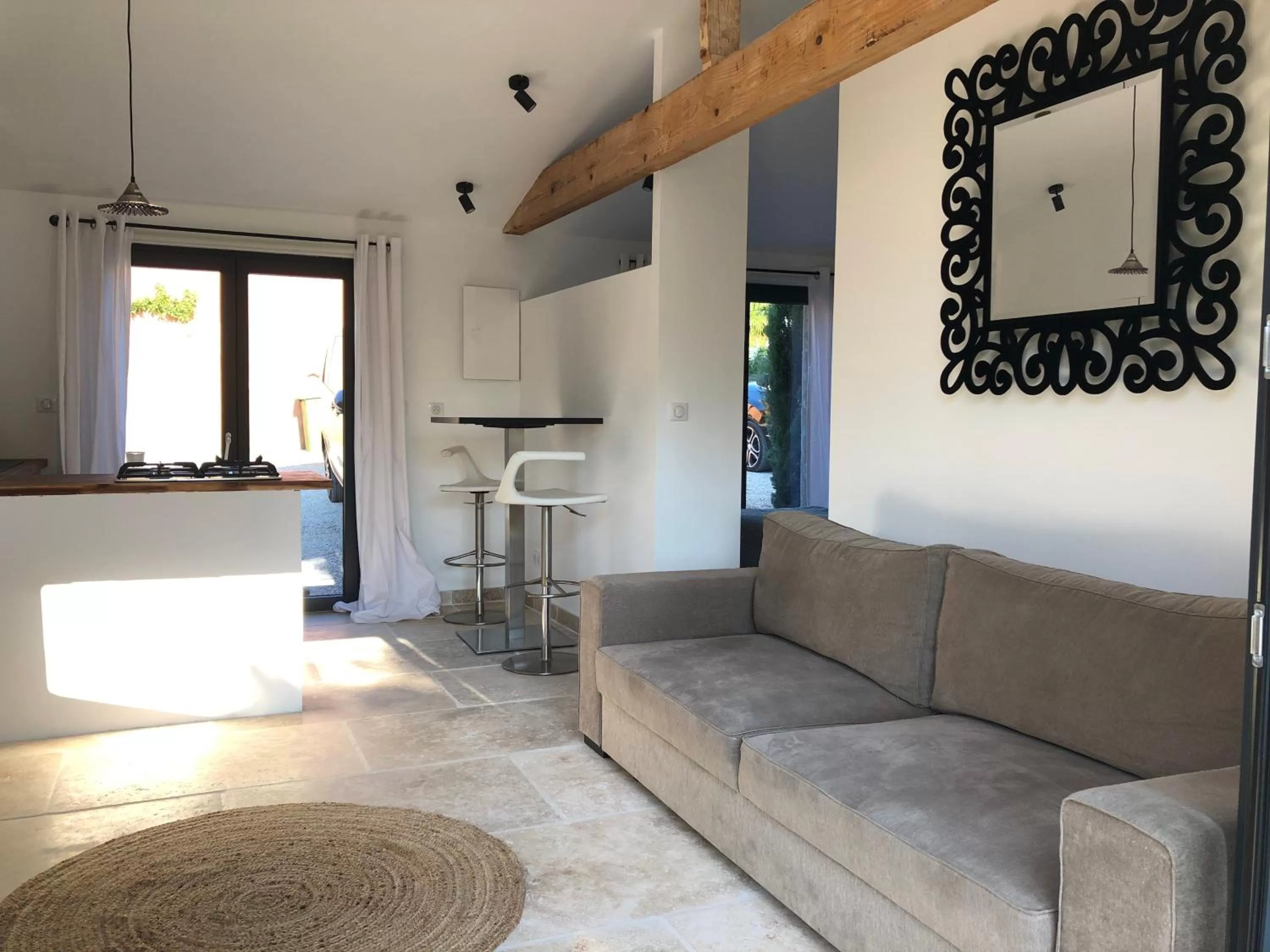 Seating area in Villa Catharina