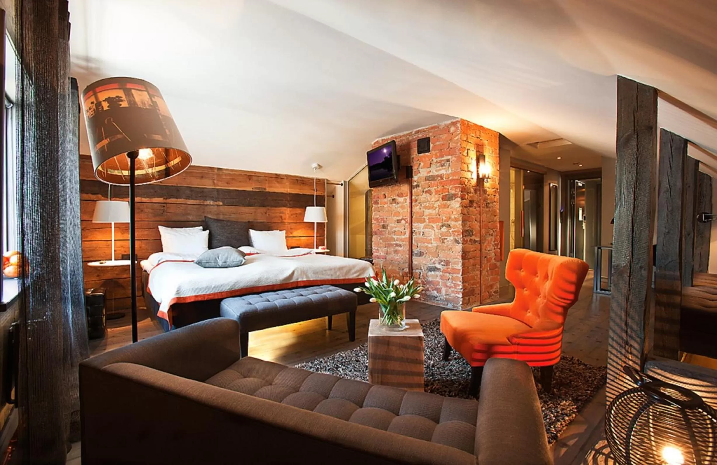 Photo of the whole room, Bed in Hesselby Slott