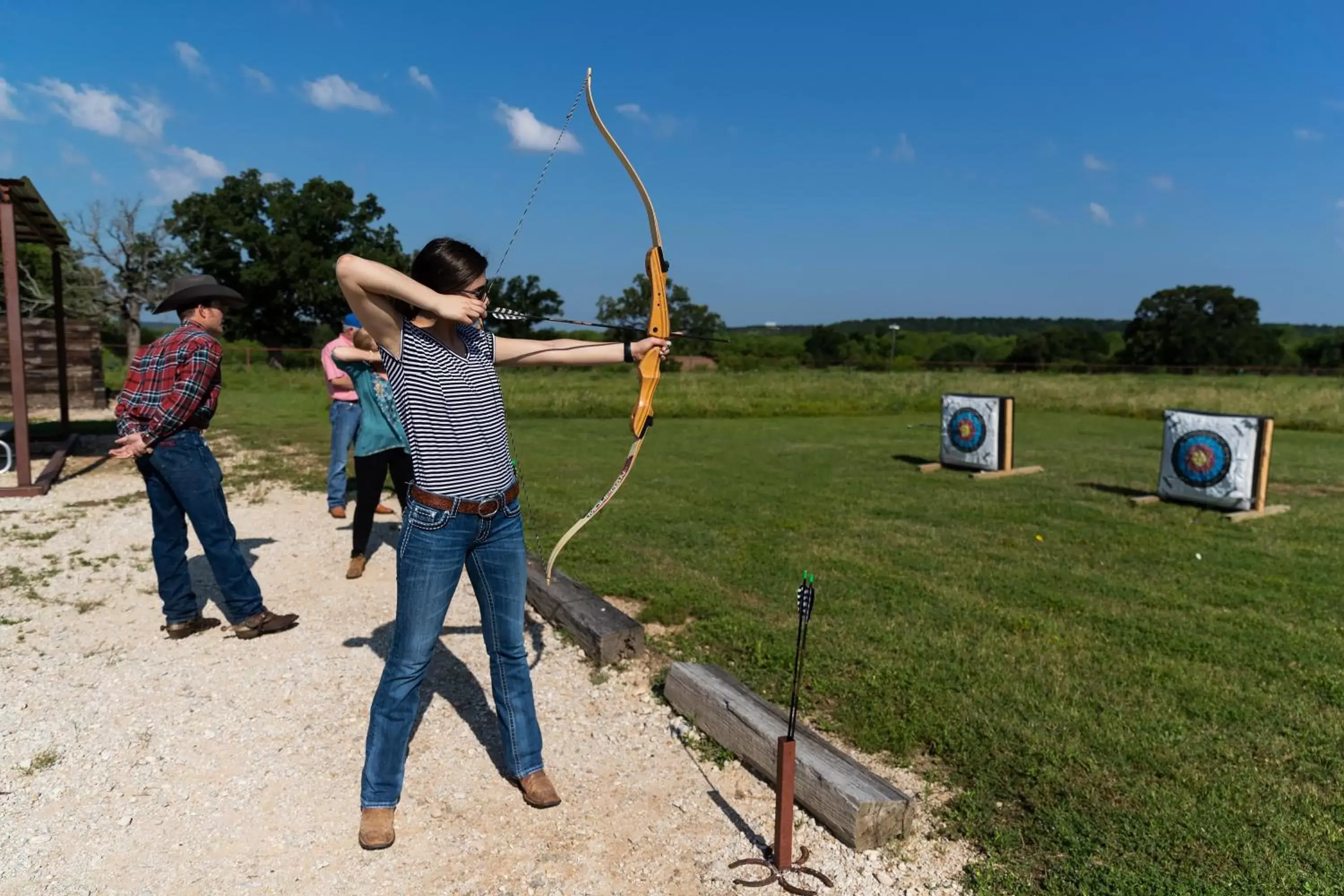 People in Wildcatter Ranch and Resort