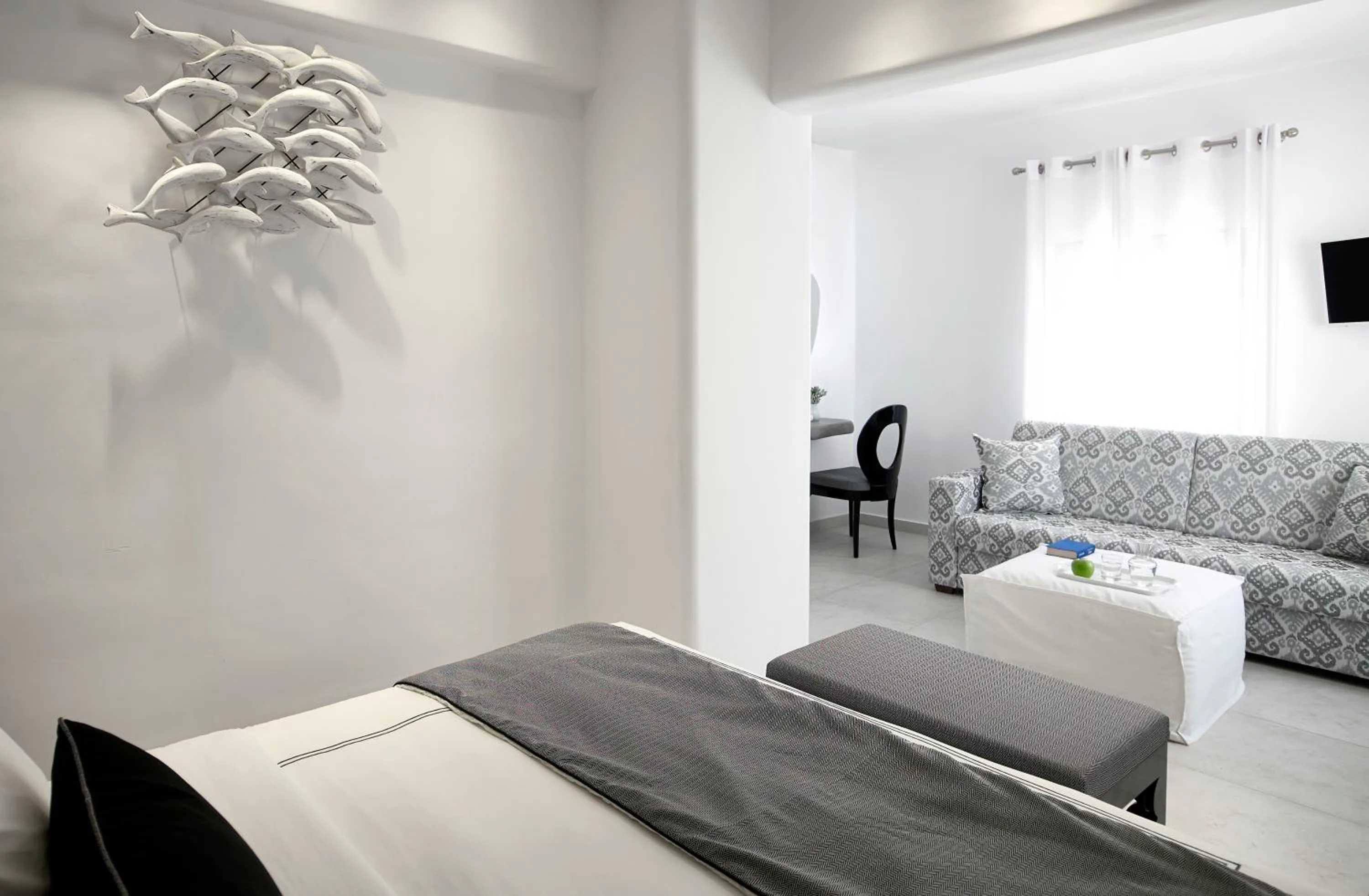 Bed in Kalisti Hotel & Suites