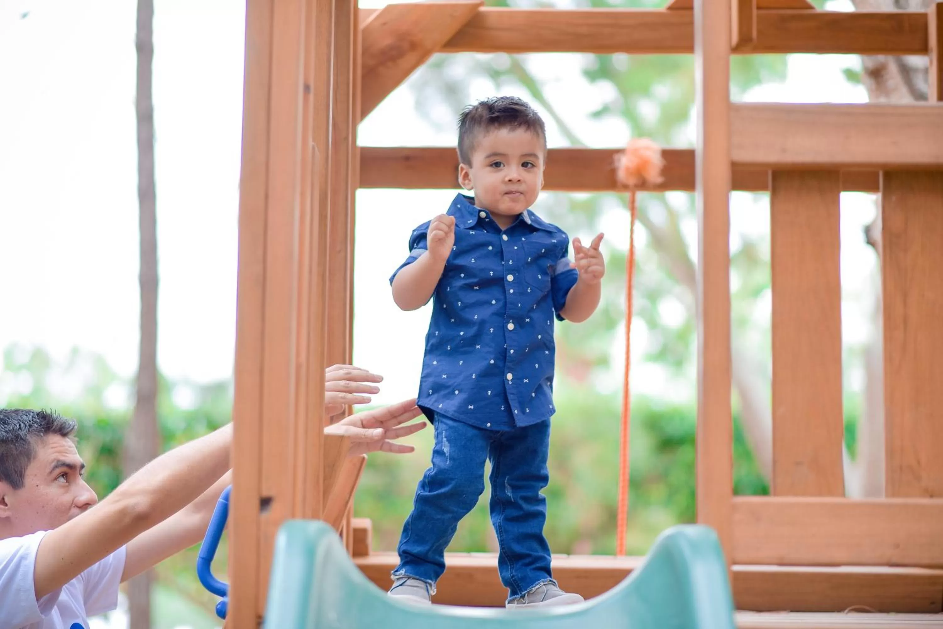Children play ground in Hotel de Campo Villa de Ada