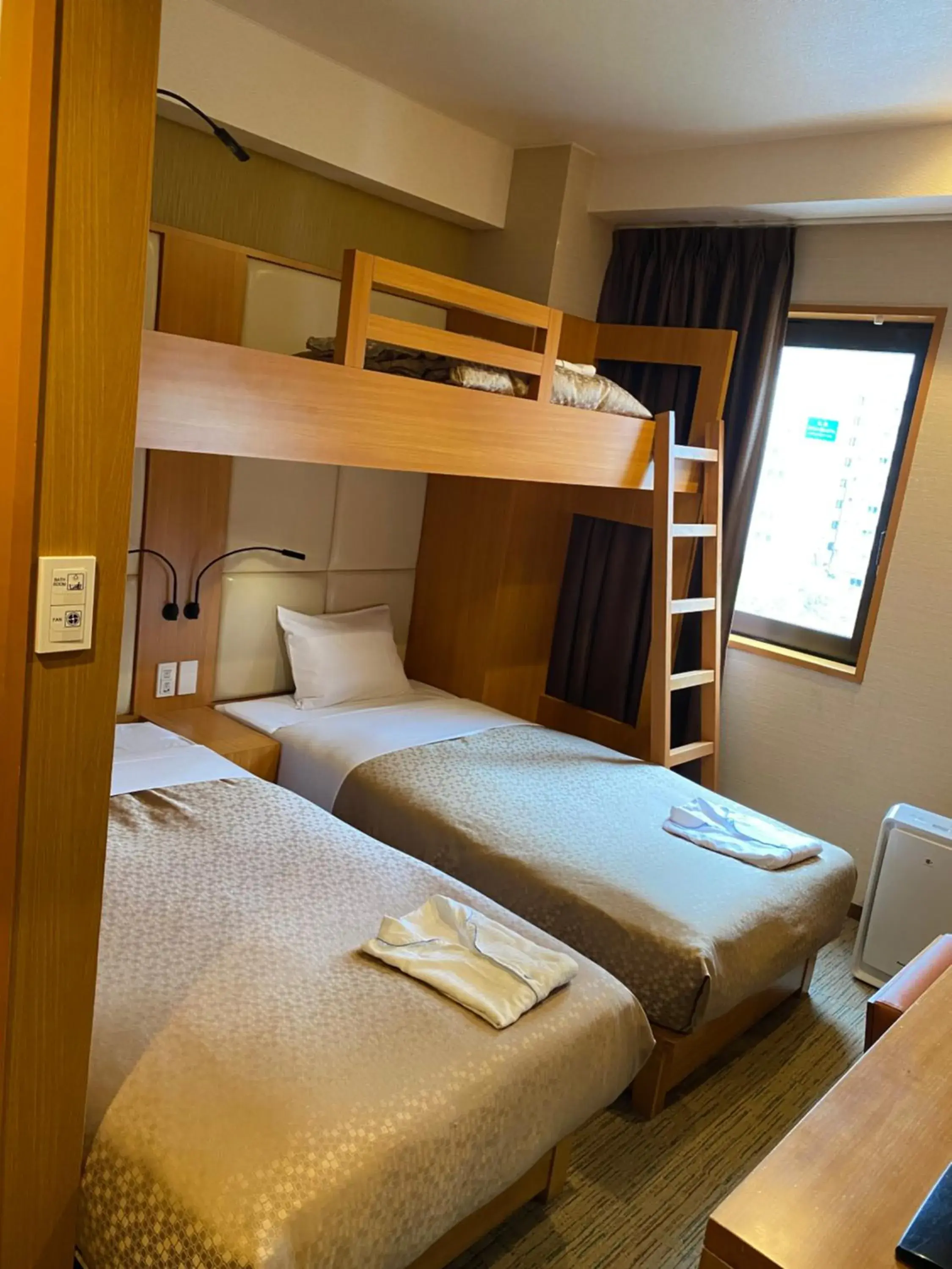 Photo of the whole room, Bunk Bed in Hotel Relief Sapporo Susukino