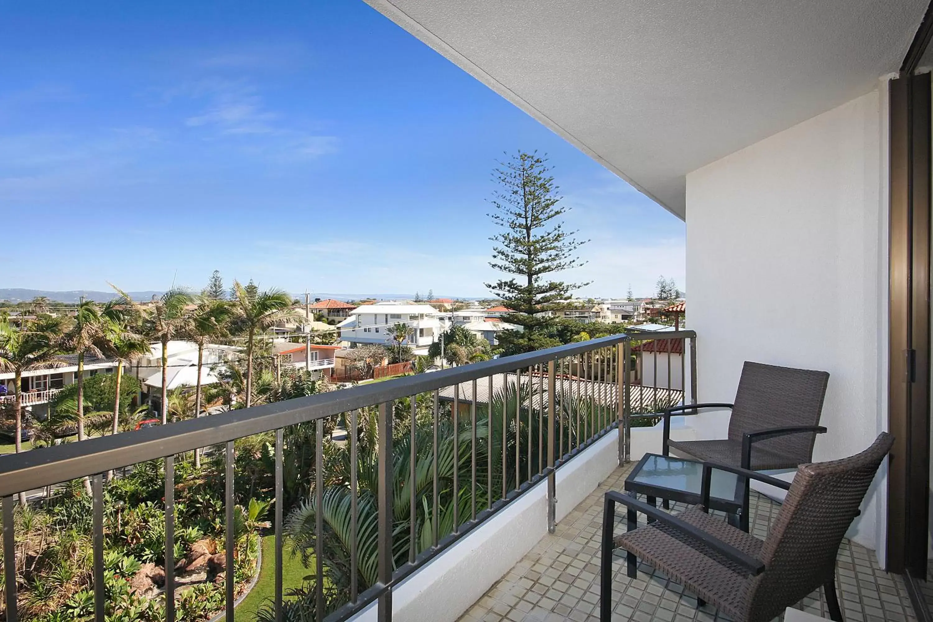 View (from property/room), Balcony/Terrace in Spindrift on the Beach - Absolute Beachfront