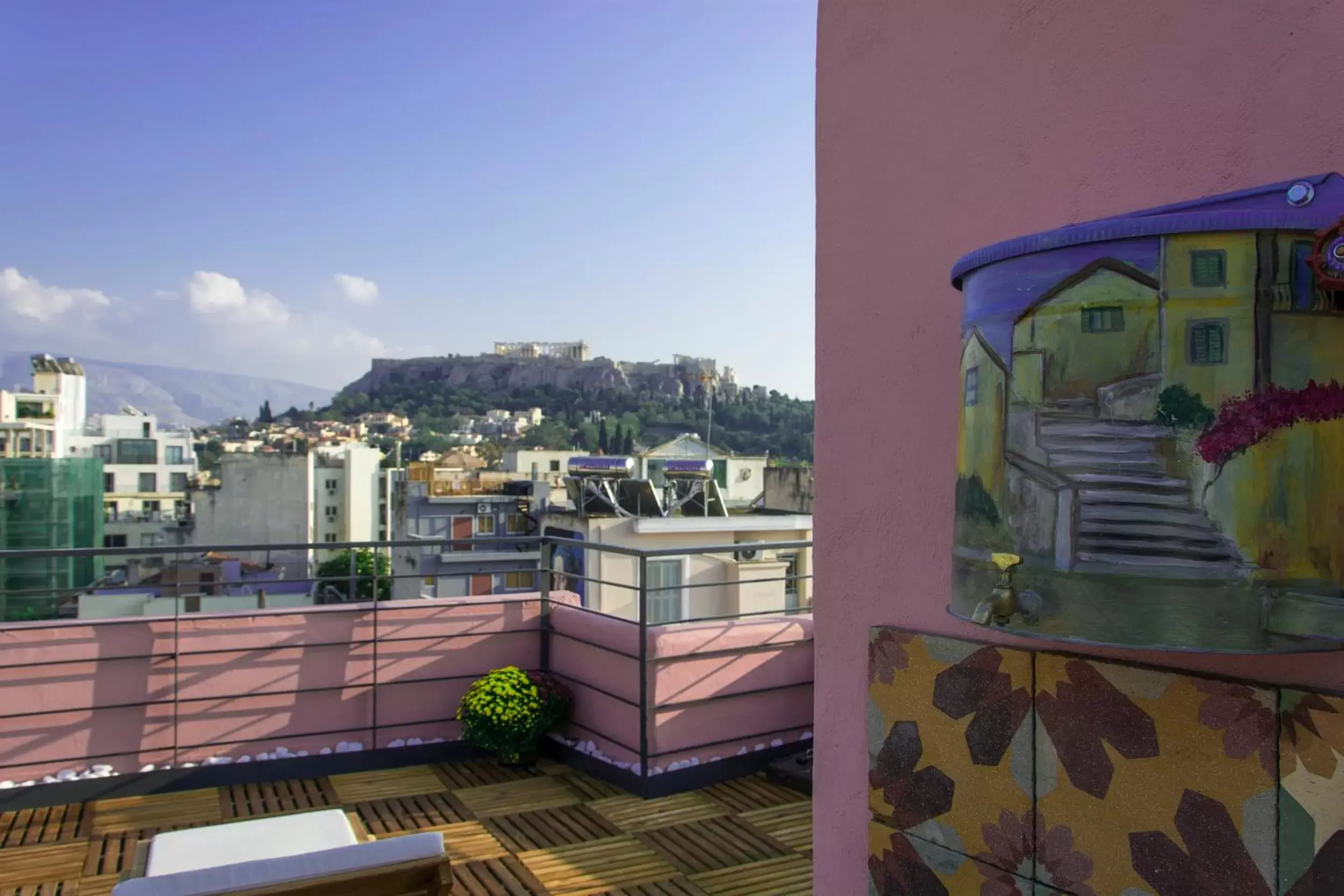 Balcony/Terrace in Central Stay Athens