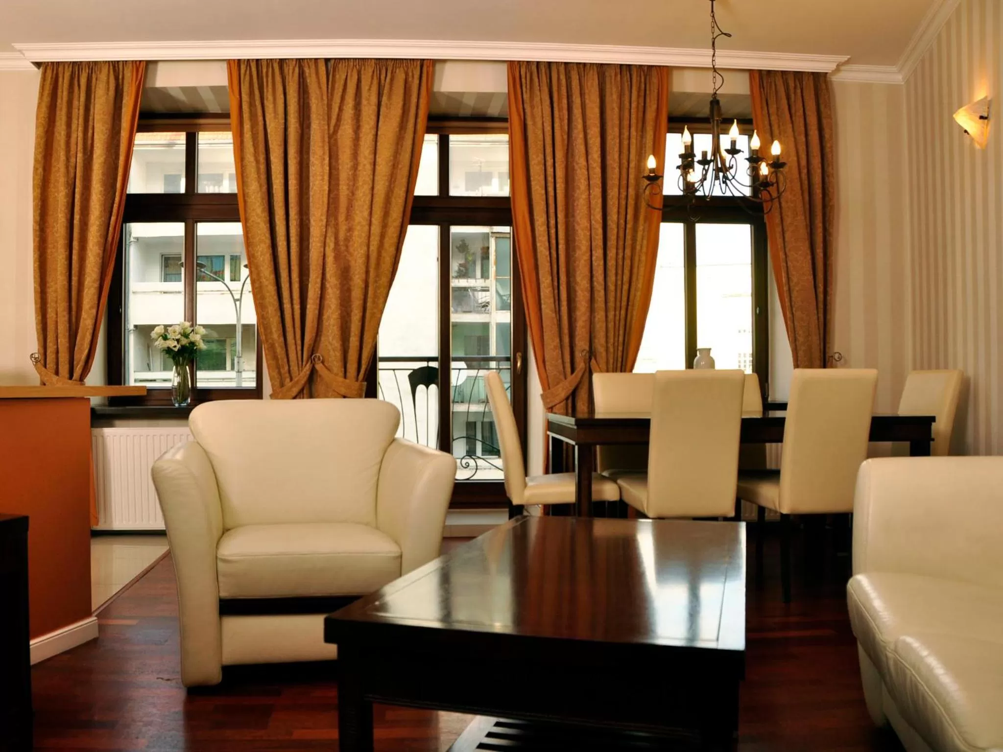 Living room in SleepWalker Boutique Suites