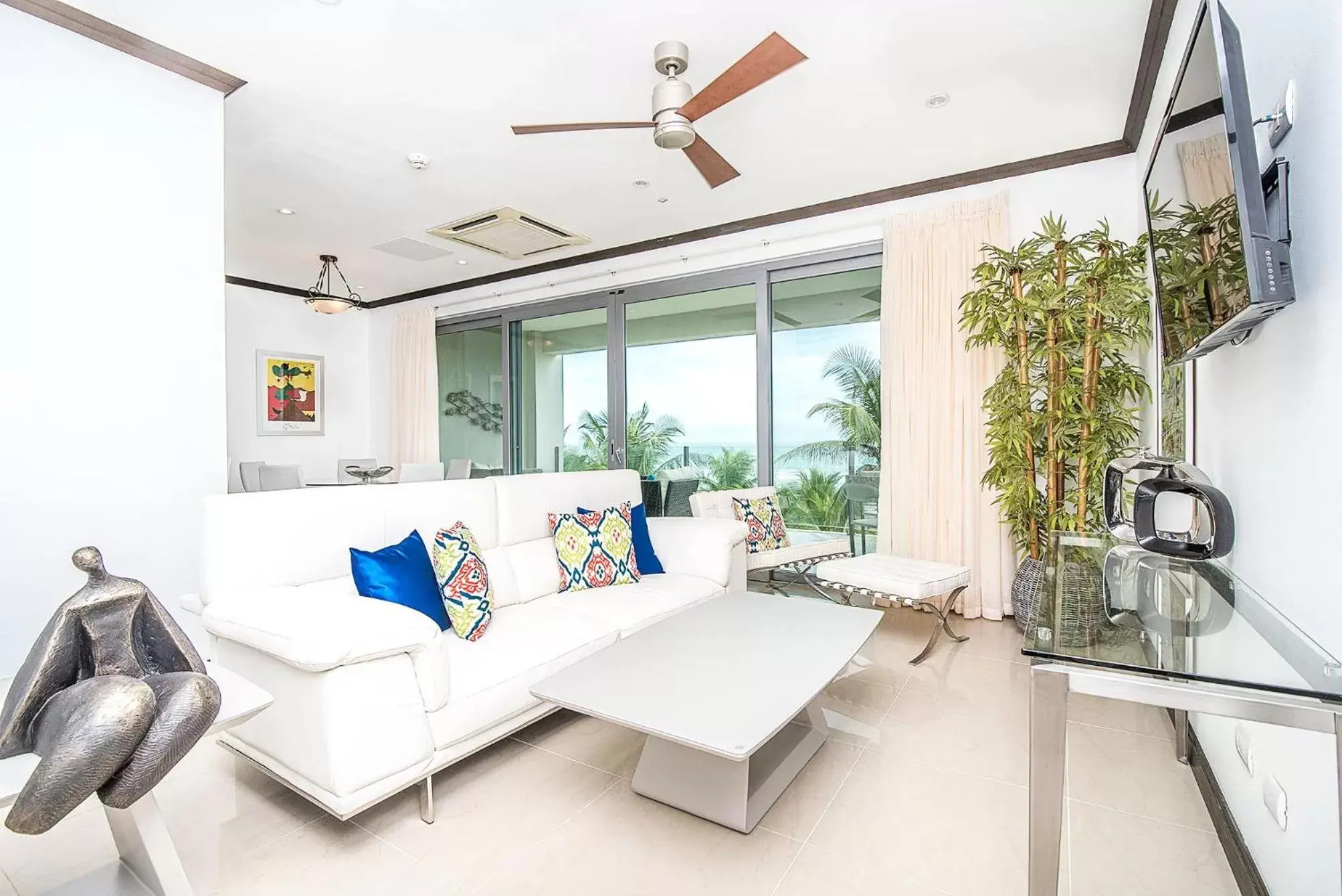 Seating Area in Best in Jaco Condos at Diamante del Sol