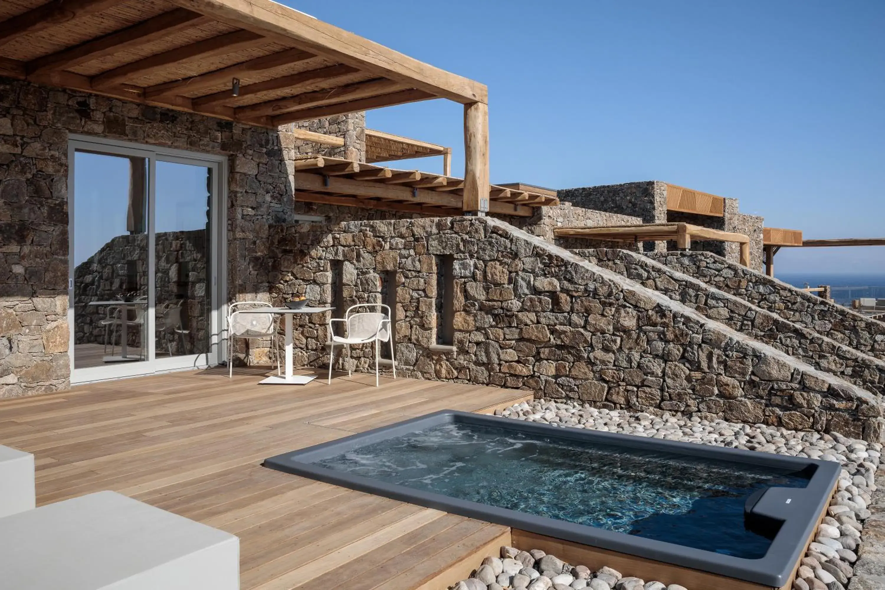 King Suite with Spa Bath in Alissachni Mykonos