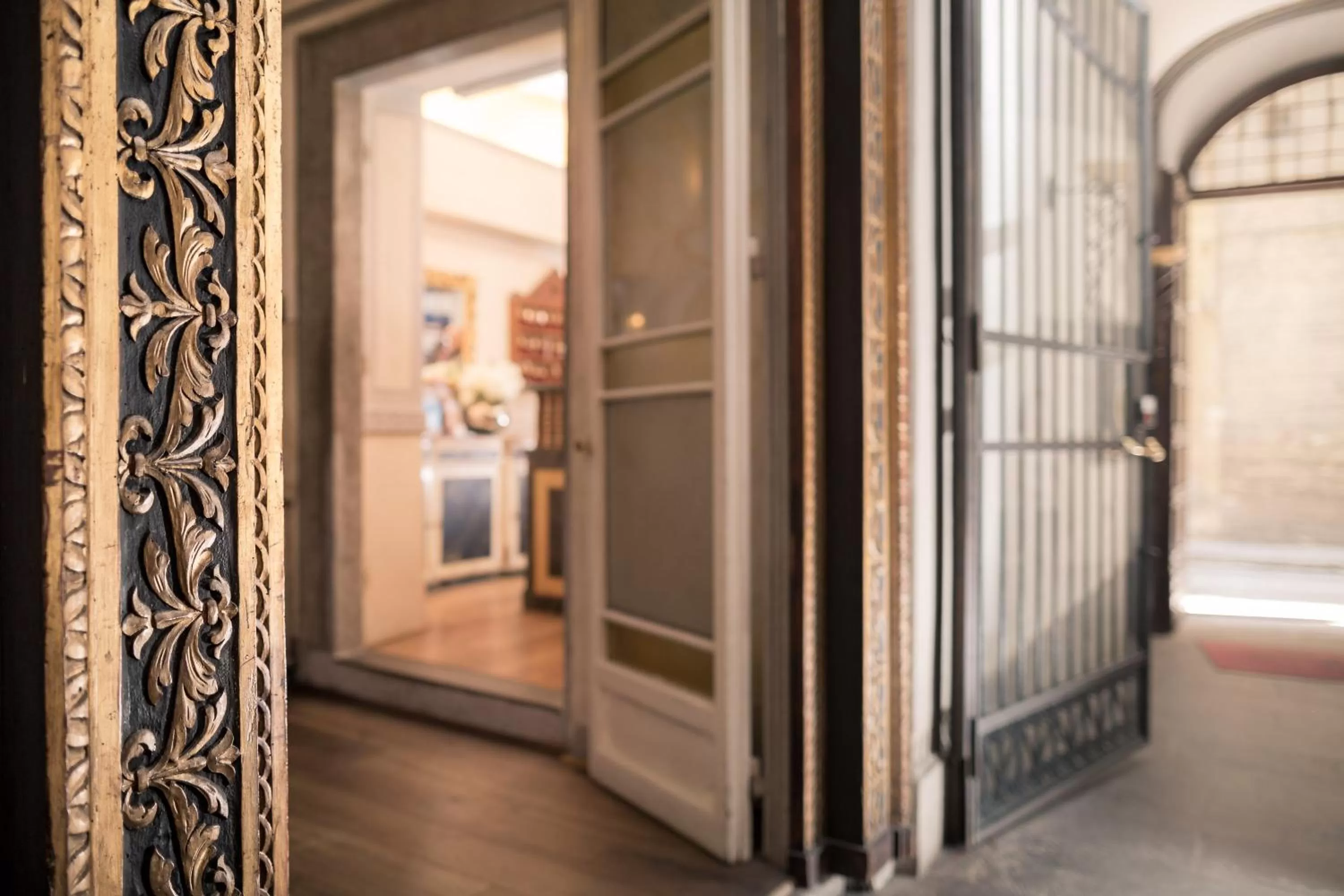 Lobby or reception in Hotel Torre Guelfa Palazzo Acciaiuoli