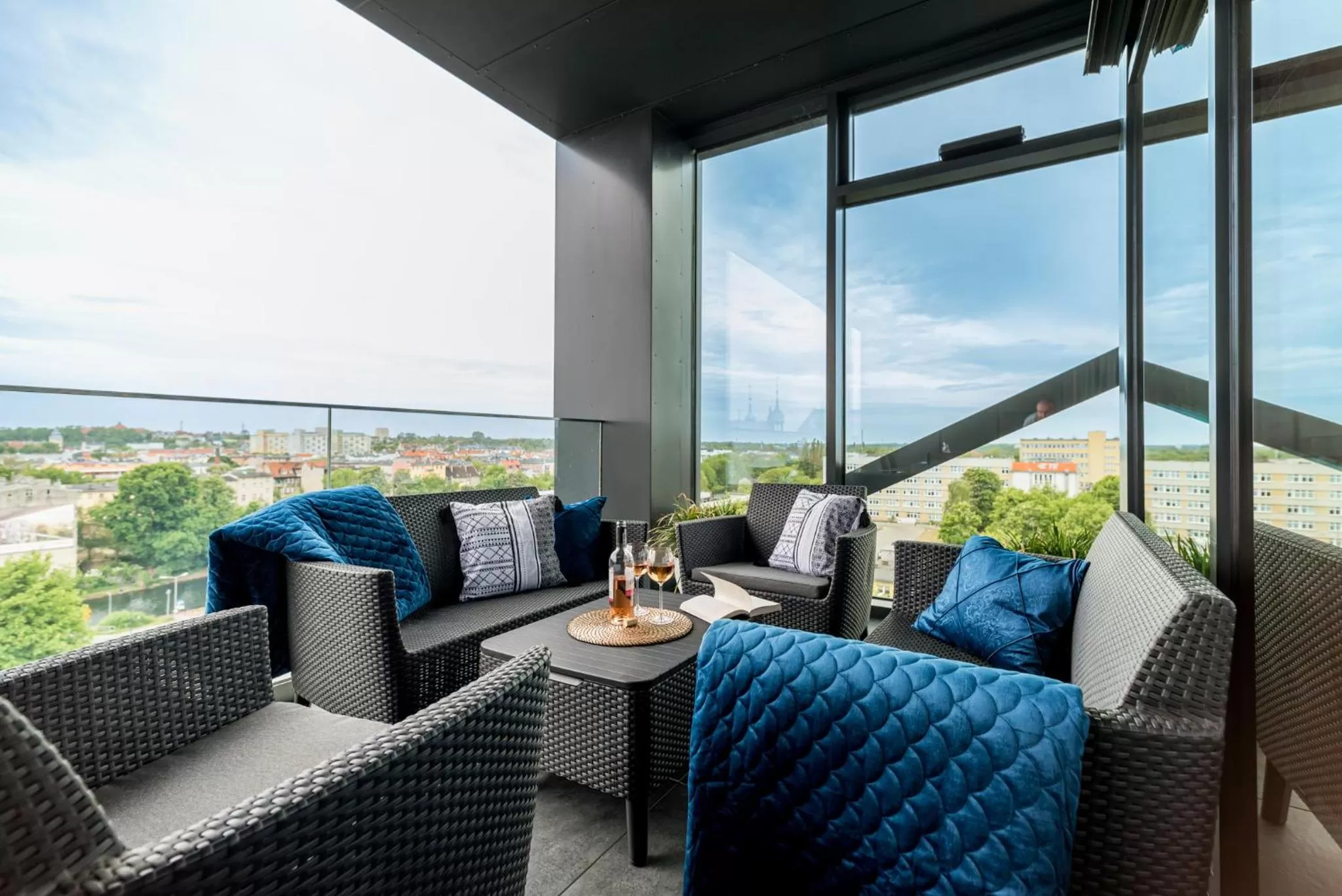 Patio in Q18 ApartHotel