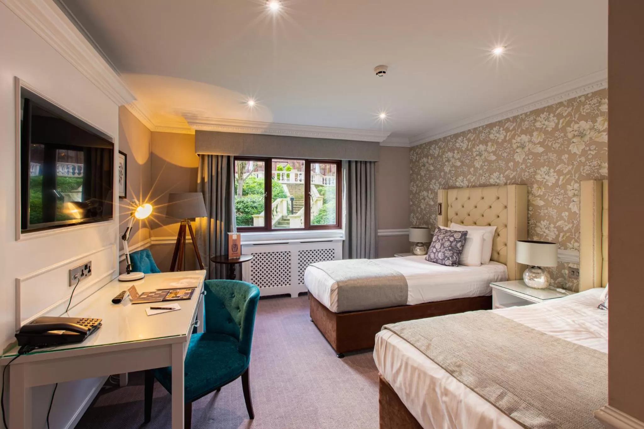 Bed in Redworth Hall Hotel- Part of the Cairn Collection