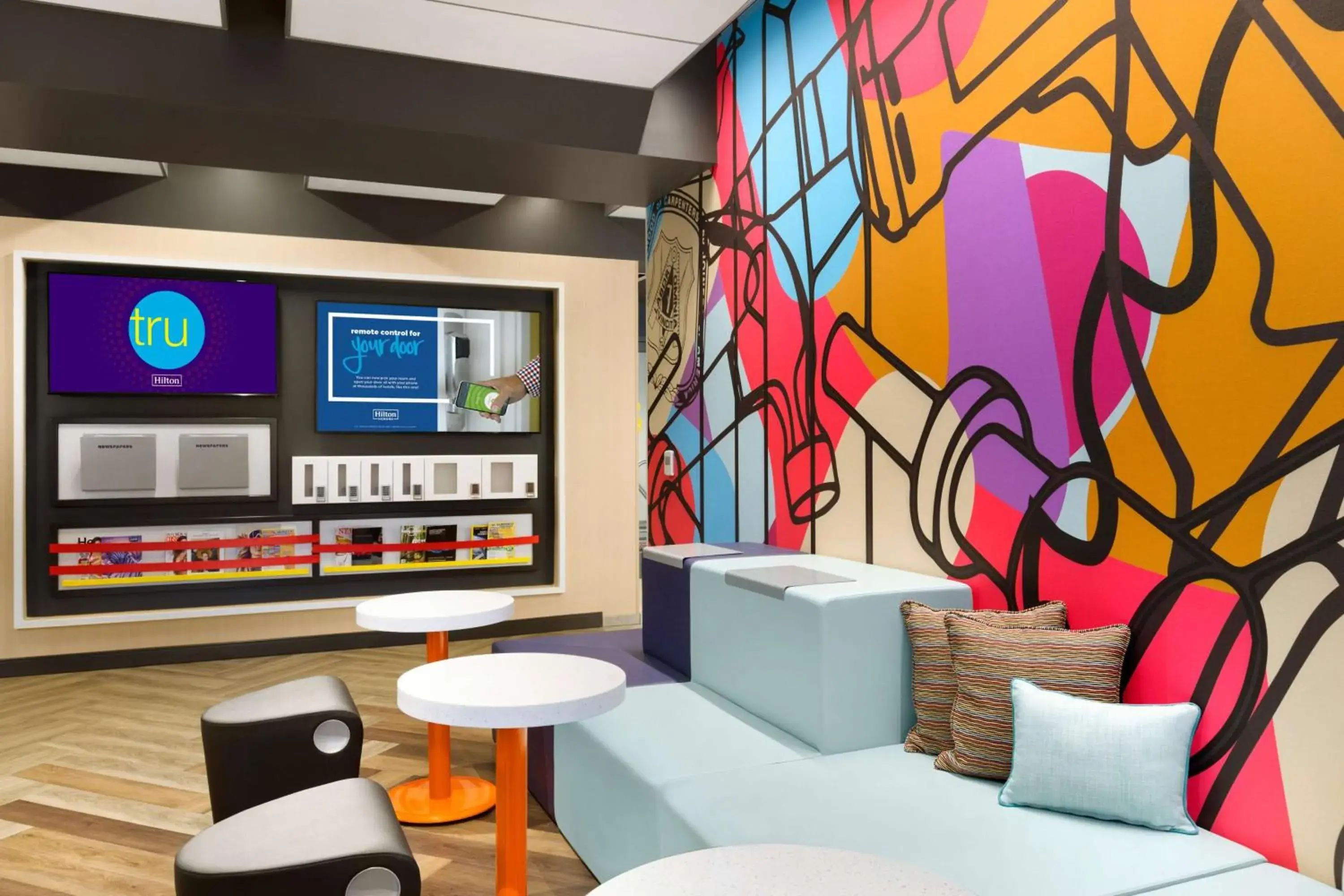 Lobby or reception in Tru By Hilton Las Vegas Airport NV Lobby or reception in Tru By Hilton Las Vegas Airport NV