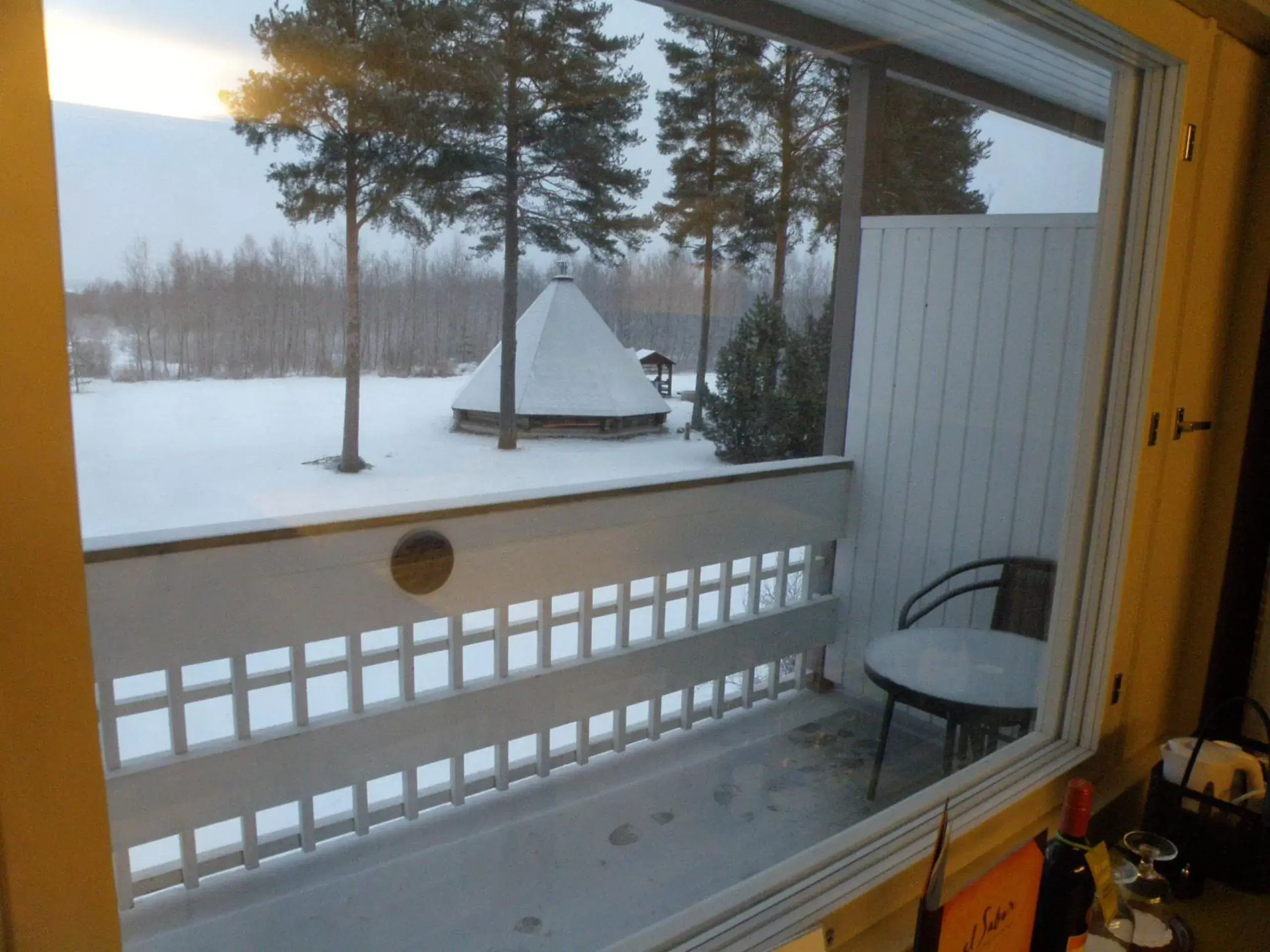 Winter in Finlandia Hotel Airport Oulu