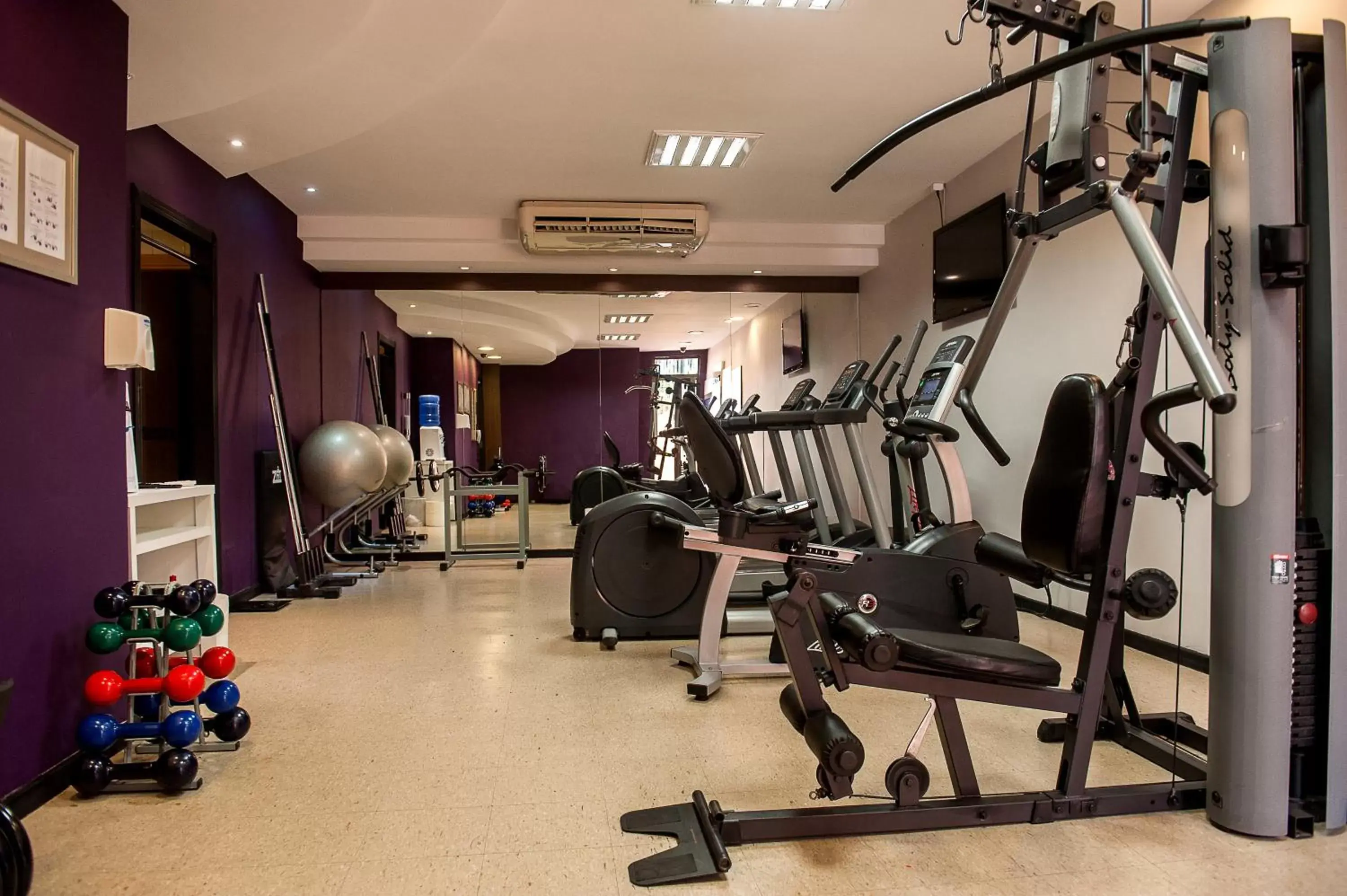 Fitness centre/facilities, Fitness Center/Facilities in Manhattan Porto Alegre by Mercure