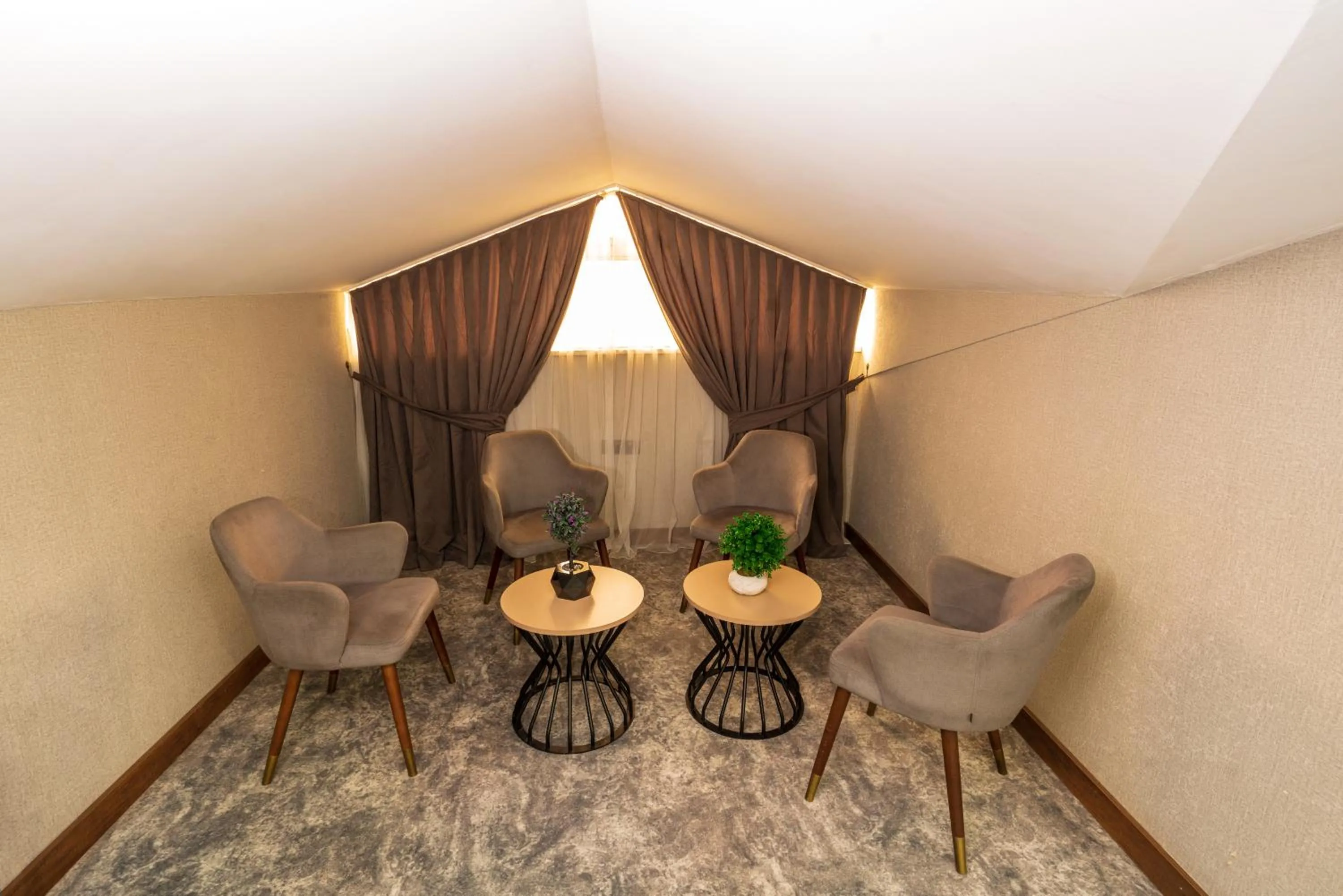 Seating area in Istanbul Airport Express Hotel