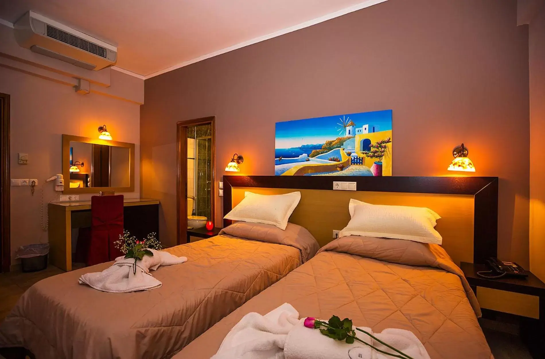 Photo of the whole room, Bed in Kyparissia Beach Hotel