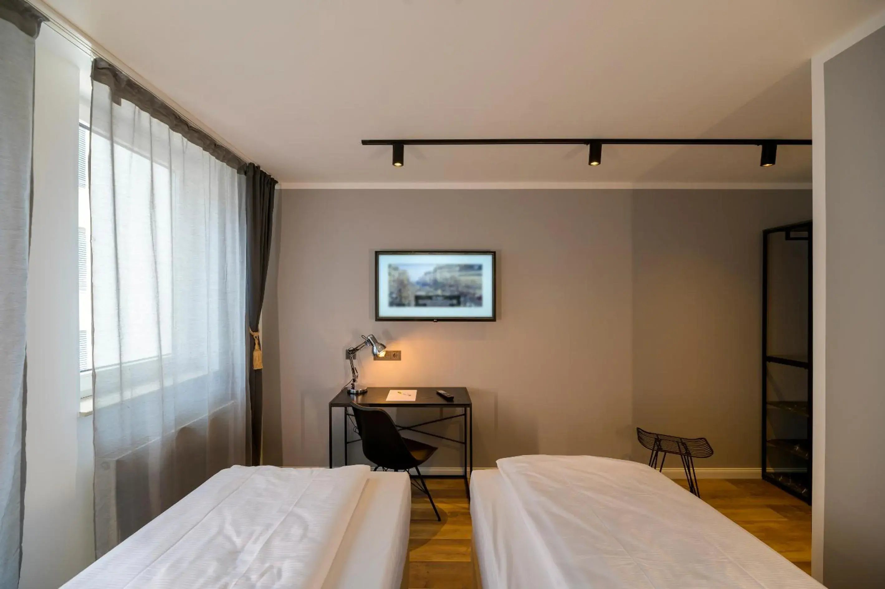 Bed in Nikii City Hotel