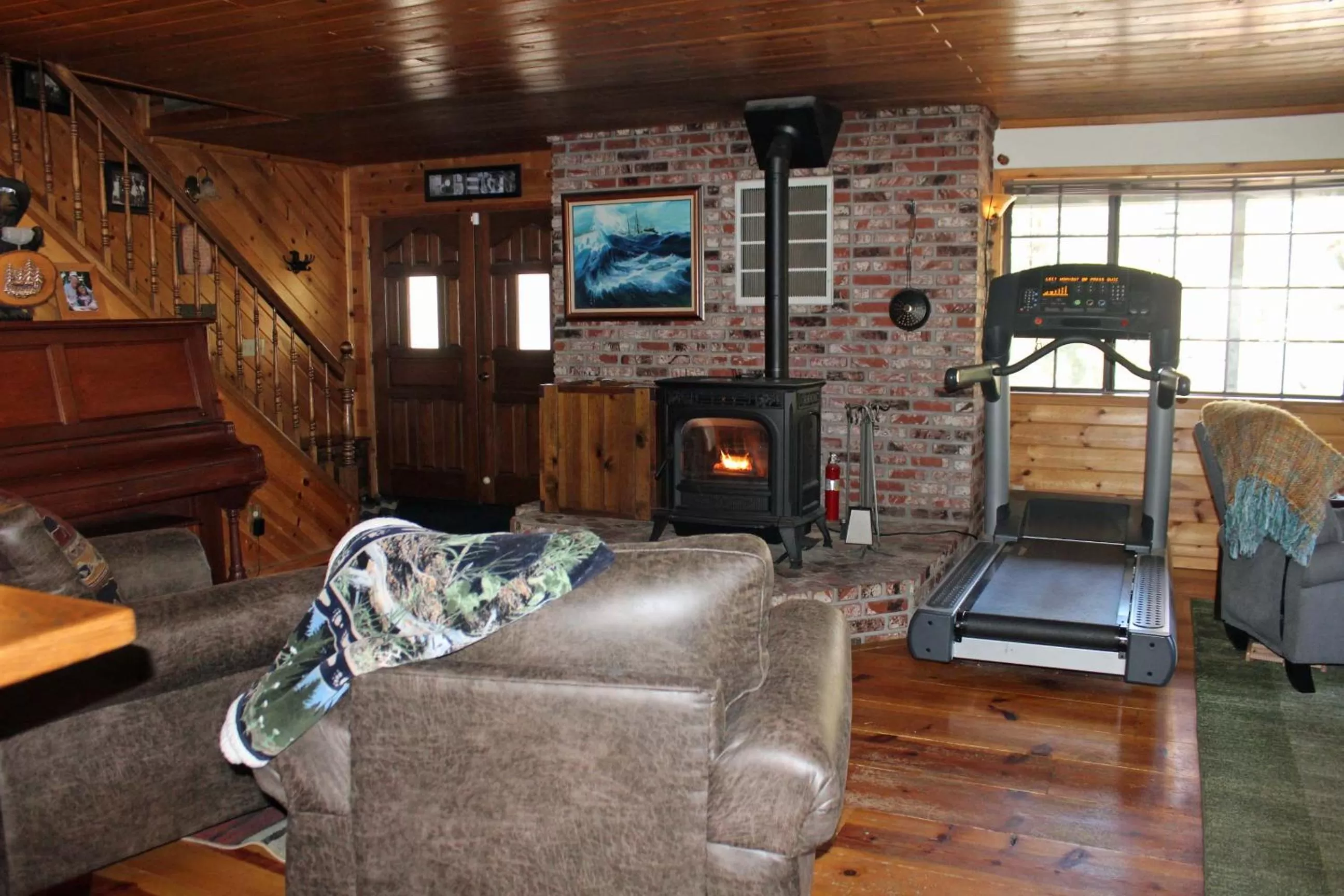 Living room in The Old Bear BnB